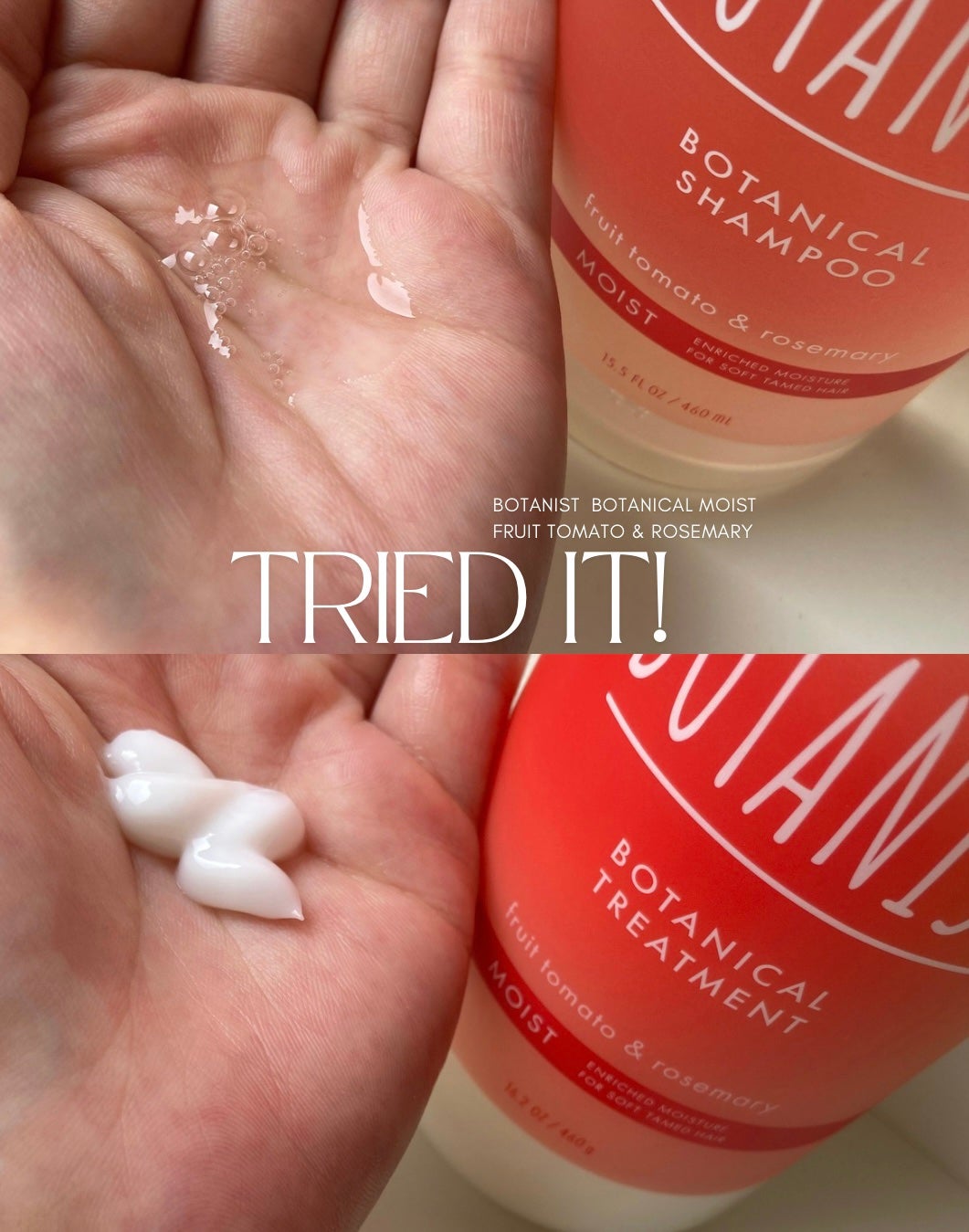 ボタニカルシャンプー/トリートメント(モイスト)フルーツトマト&ローズマリーの香り/BOTANIST/シャンプー・コンディショナーを使ったクチコミ(2枚目)