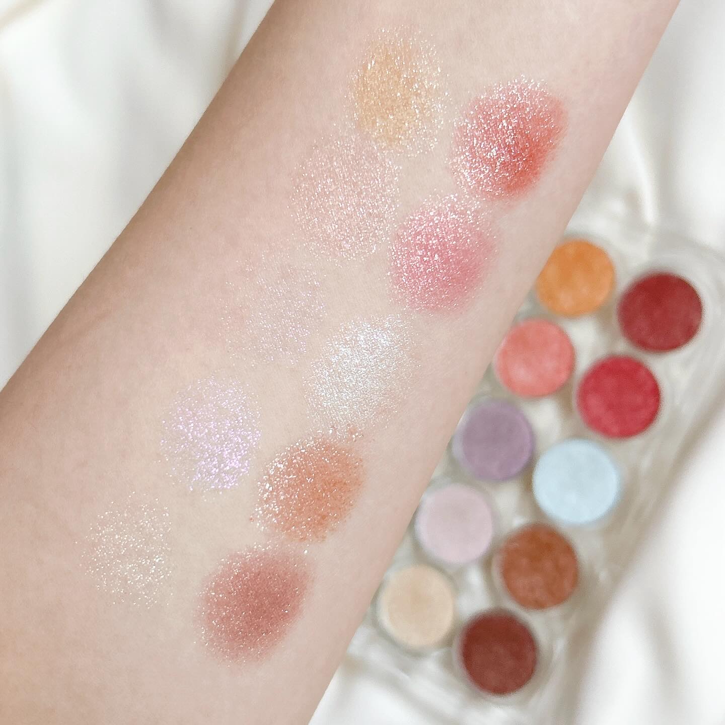 ライト オン アイズ シャドウ パレット/Lummir/アイシャドウパレットを使ったクチコミ（3枚目）