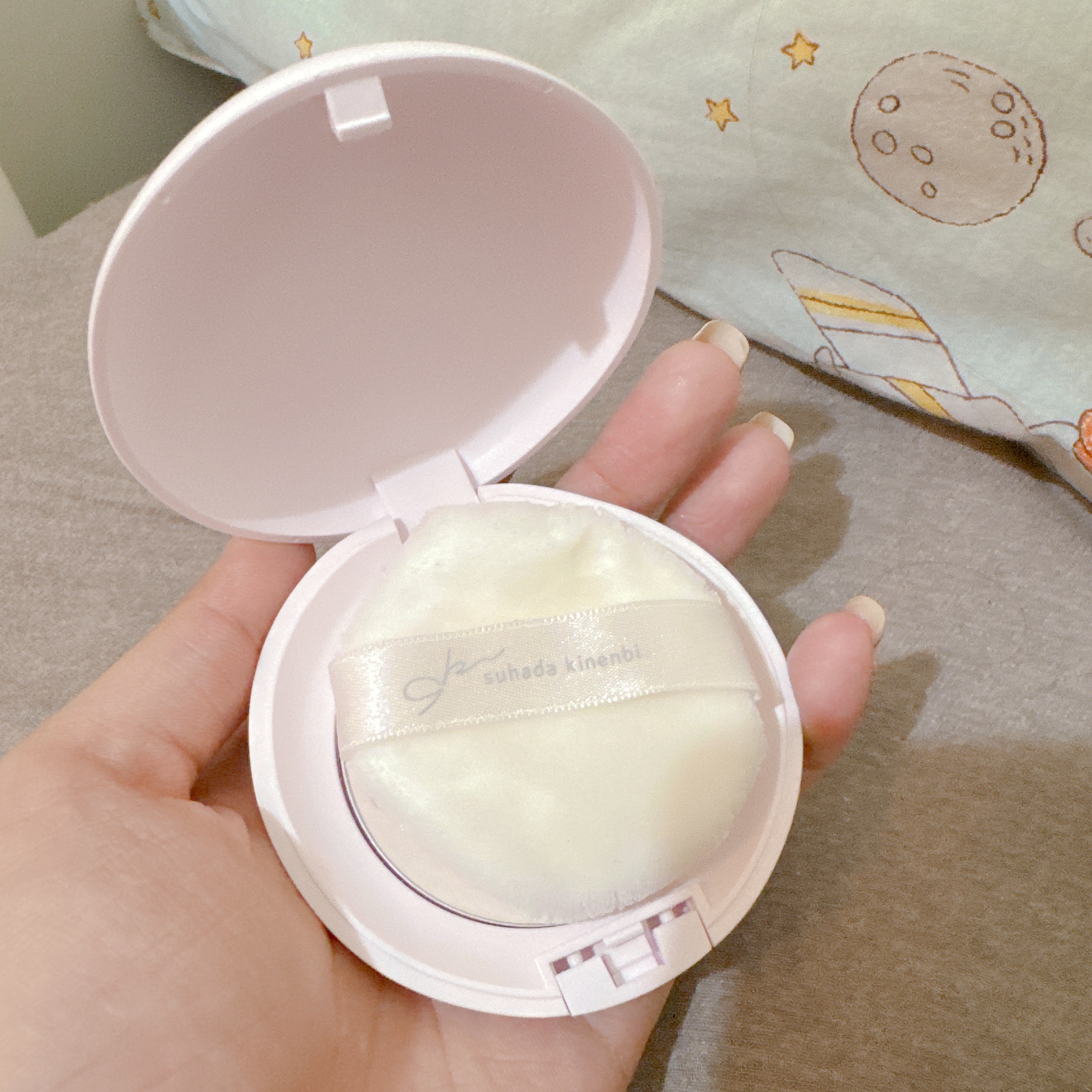 サナ 素肌記念日 薬用スキンケアパウダー ACホワイト【医薬部外品】/素肌記念日/プレストパウダーを使ったクチコミ（2枚目）