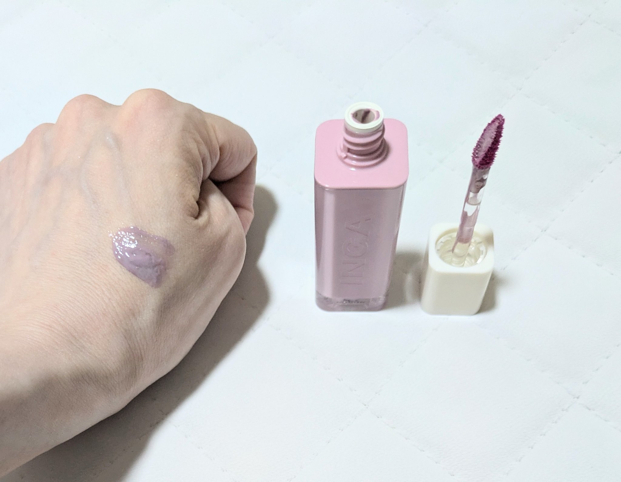 ウォーターグローリップティント/INGA/リップティントを使ったクチコミ（3枚目）