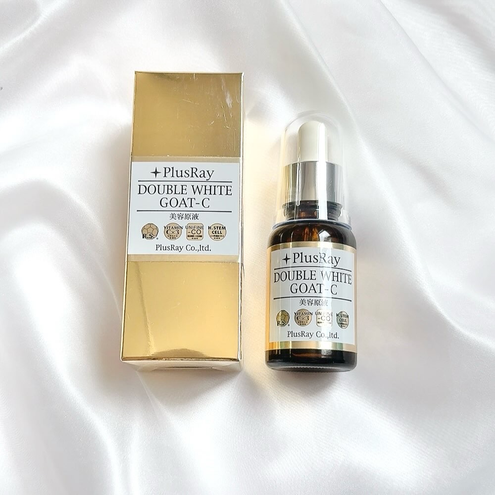 エクストラダブルホワイト美容原液GOAT－C/PlusRay/美容液を使ったクチコミ（1枚目）