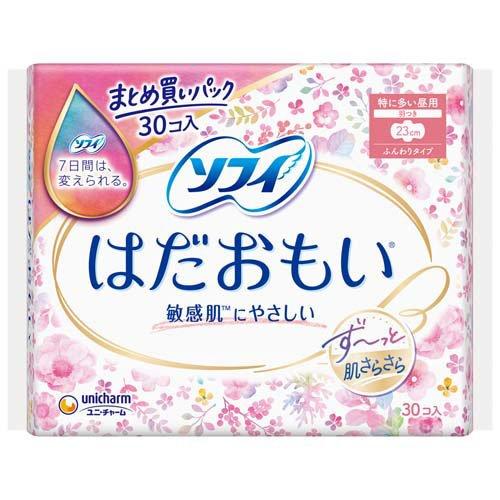ソフィはだおもい(R) ふんわりタイプ 特に多い昼用 羽つき23cm(30枚入)