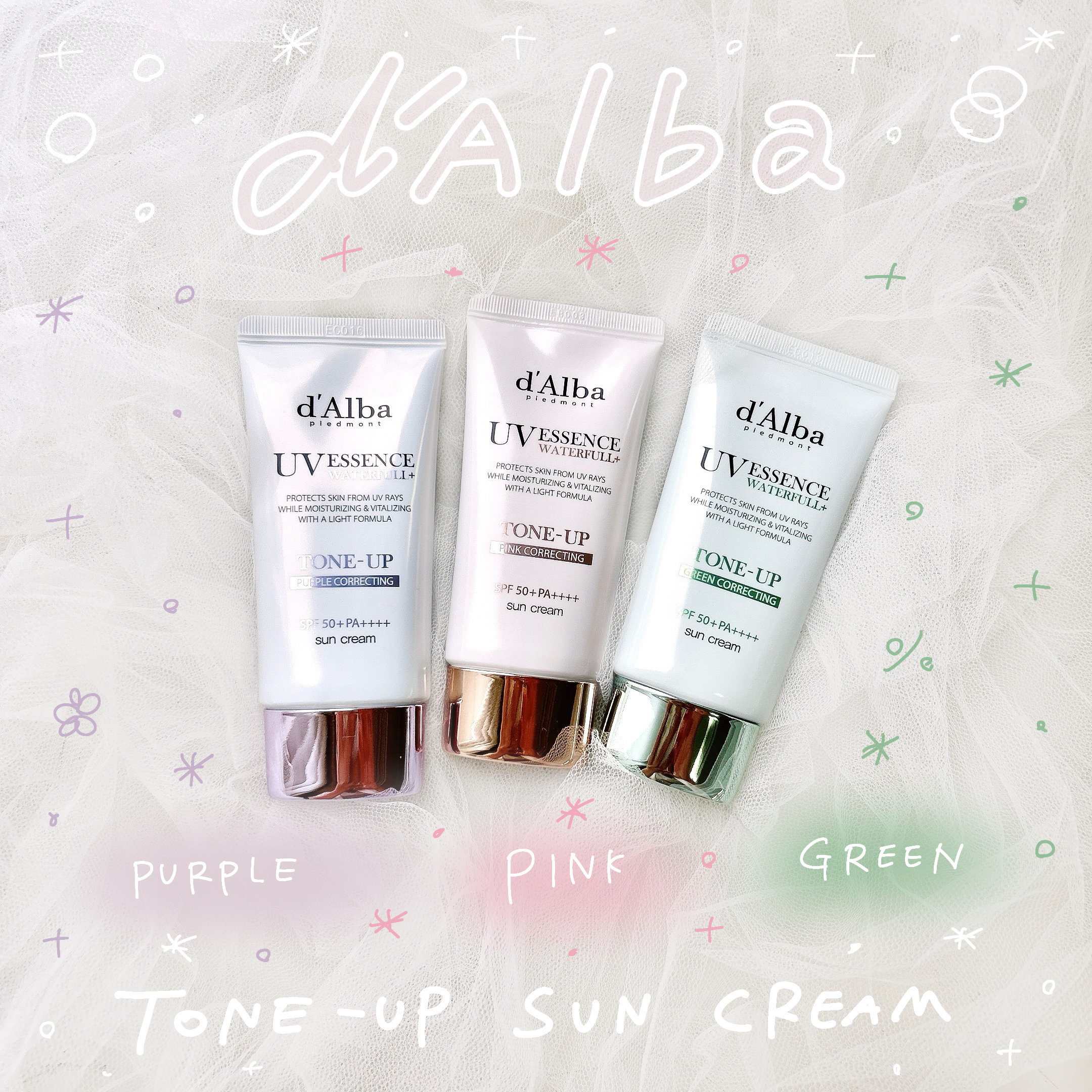 ウォータフルトーンアップサンクリーム/ダルバ/日焼け止めクリームを使ったクチコミ（1枚目）