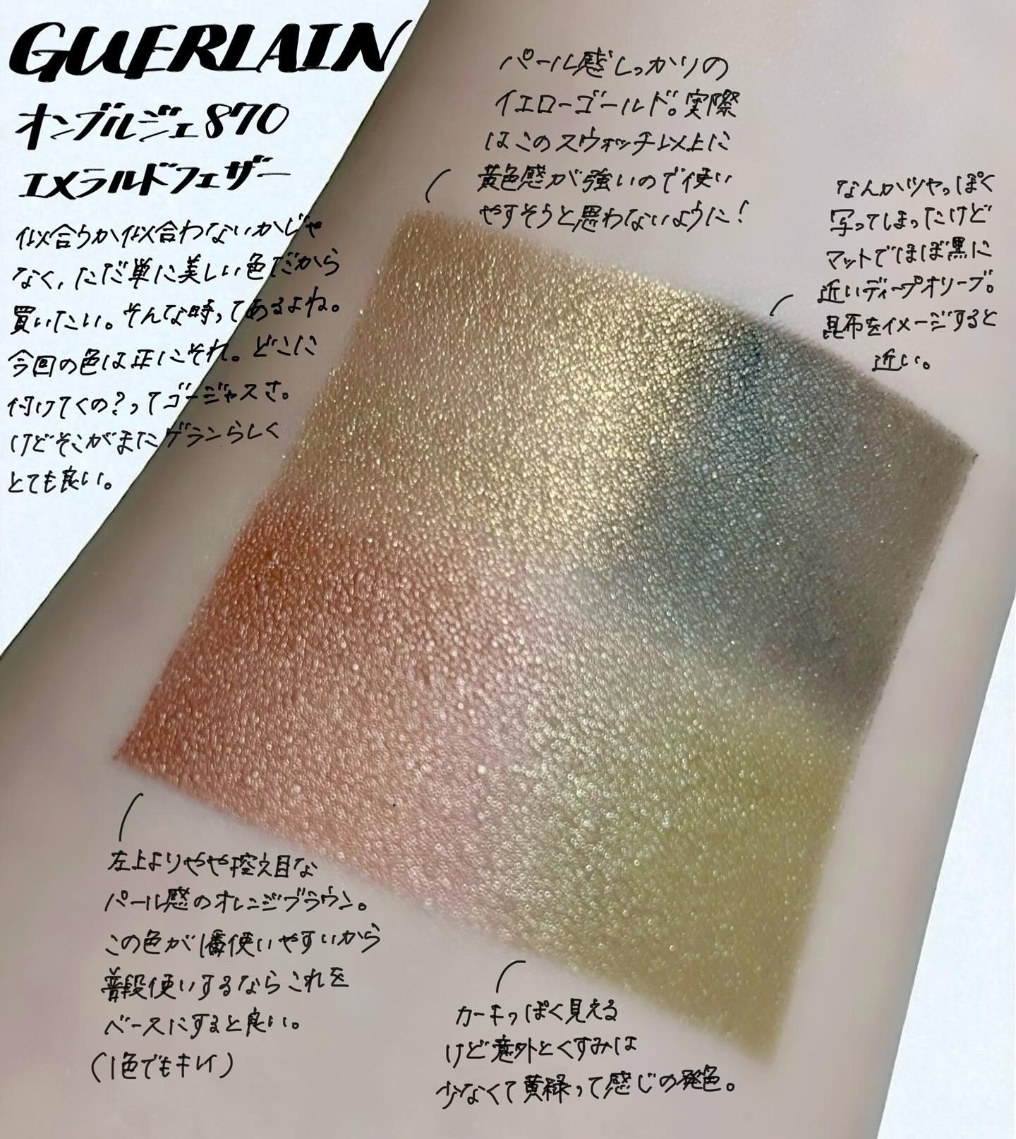 オンブル ジェ/GUERLAIN/アイシャドウパレットを使ったクチコミ（1枚目）
