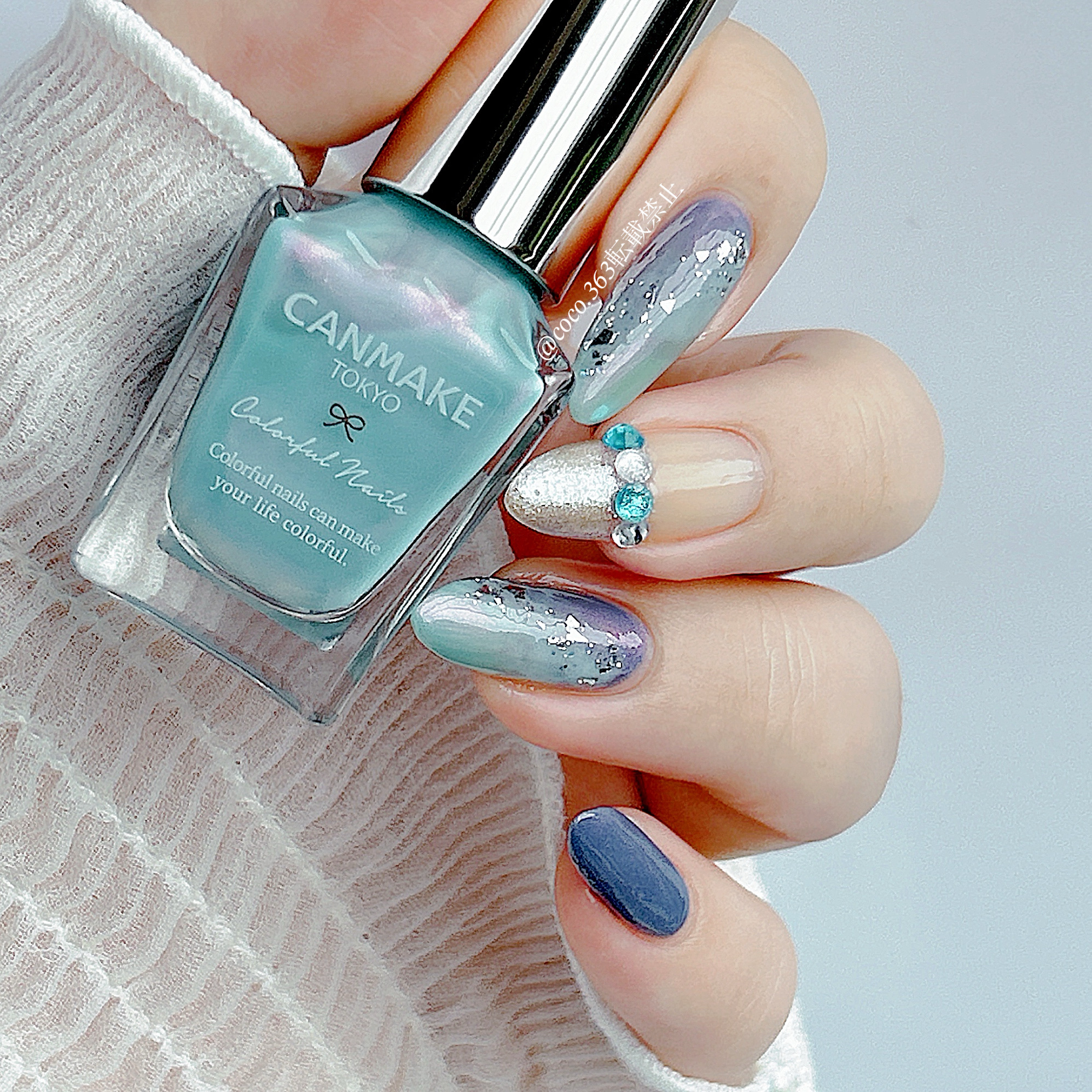 カラフルネイルズ/キャンメイク/マニキュアを使ったクチコミ（3枚目）