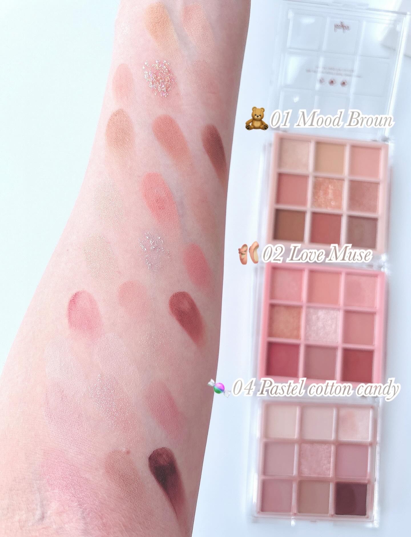 KEYBO FALL IN LOVE SHADOW PALETTE/keybo/アイシャドウパレットを使ったクチコミ（2枚目）