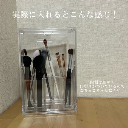 アクリルケース 蓋付き/DAISO/その他を使ったクチコミ(5枚目)