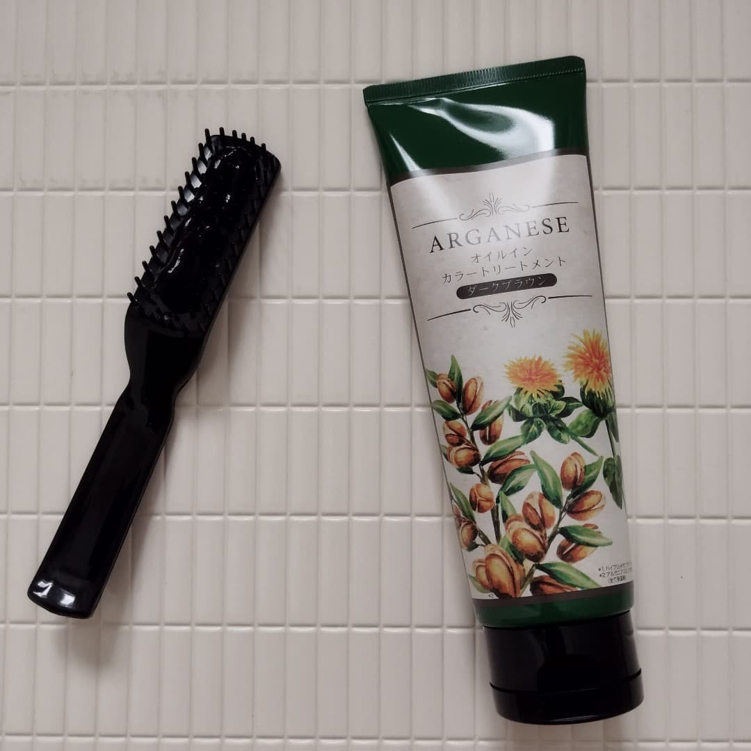 アルガネーゼ オイルインカラートリートメント/ウィルミナ/ヘアカラーを使ったクチコミ（3枚目）