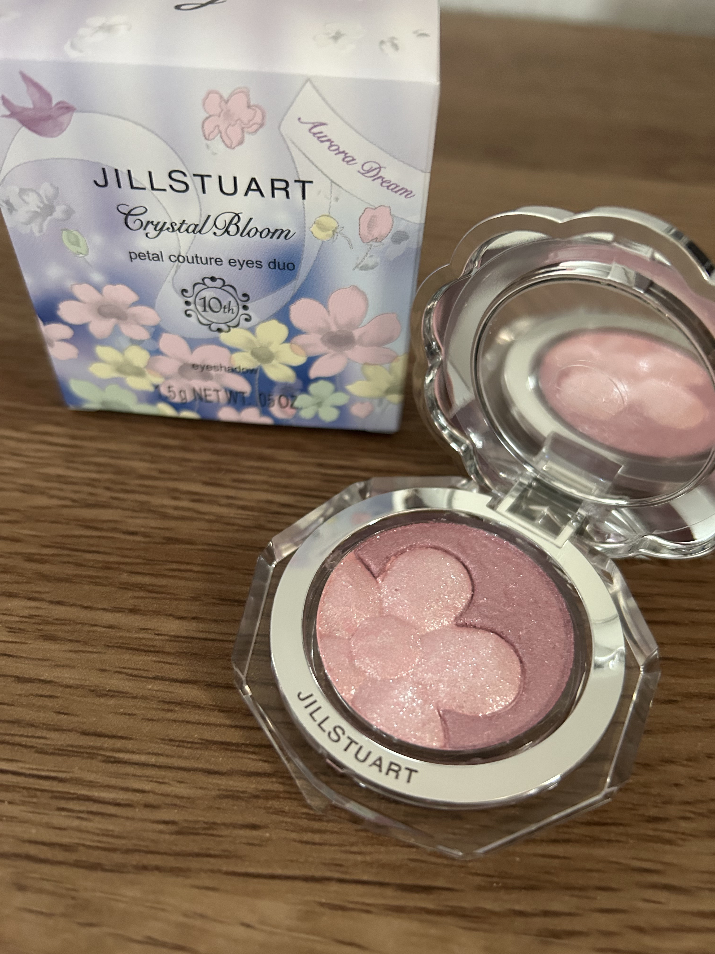 ジルスチュアート クリスタルブルーム ペタルクチュールアイズ デュオ/JILL STUART/アイシャドウパレットを使ったクチコミ（2枚目）