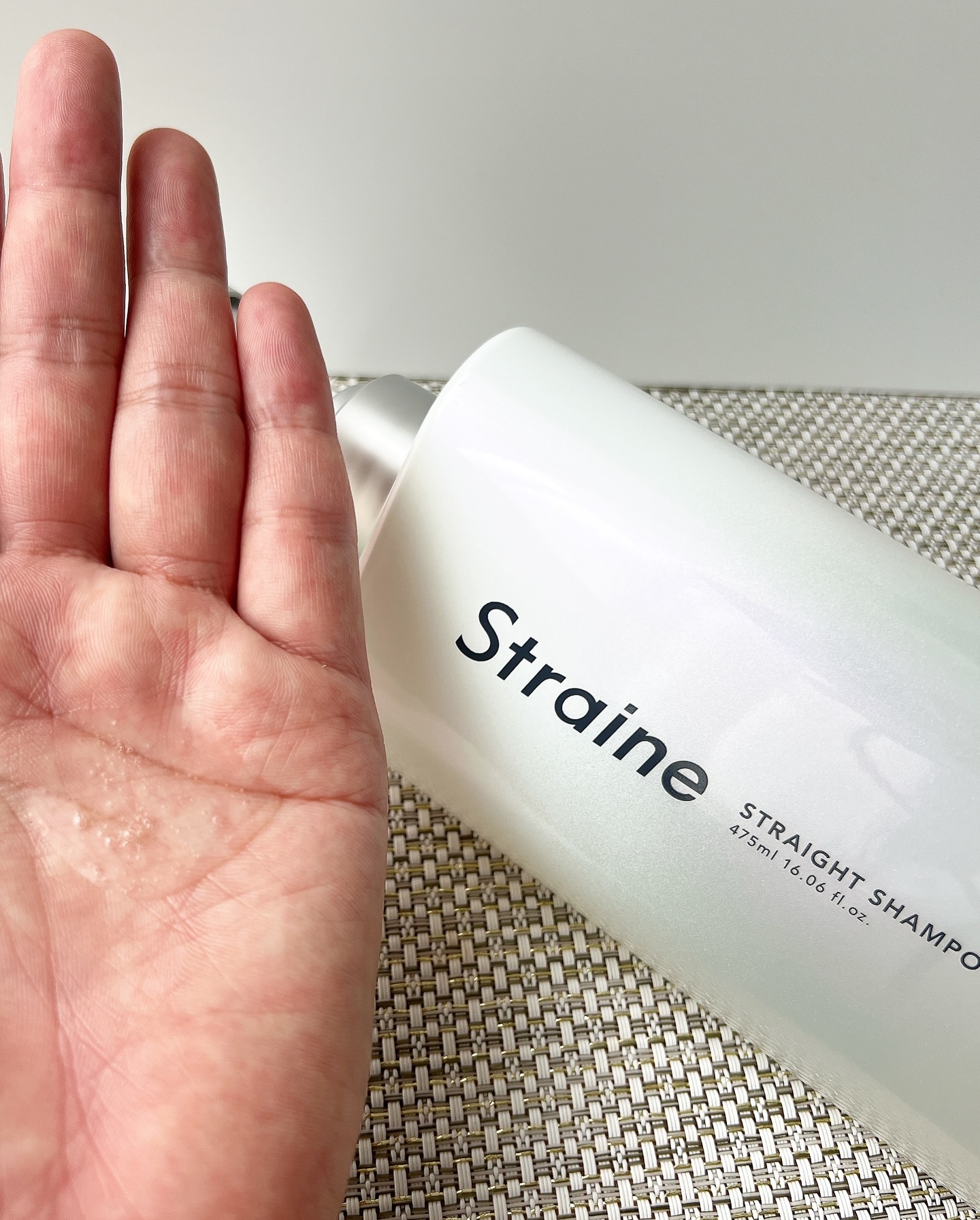 ストレートシャンプー/ストレートトリートメント ホワイトブロッサムの香り/Straine/市販シャンプーを使ったクチコミ（3枚目）