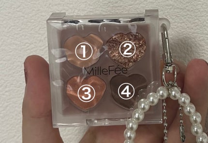 ぷくぷく涙袋パレット/MilleFée/アイシャドウパレットを使ったクチコミ(2枚目)