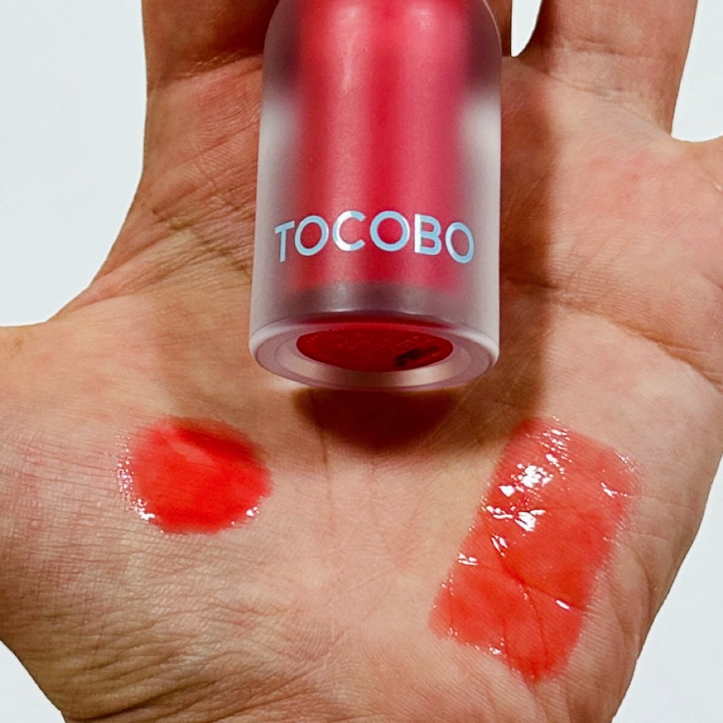 ジューシーベリープランピングリップオイル/TOCOBO/リップグロスを使ったクチコミ(2枚目)