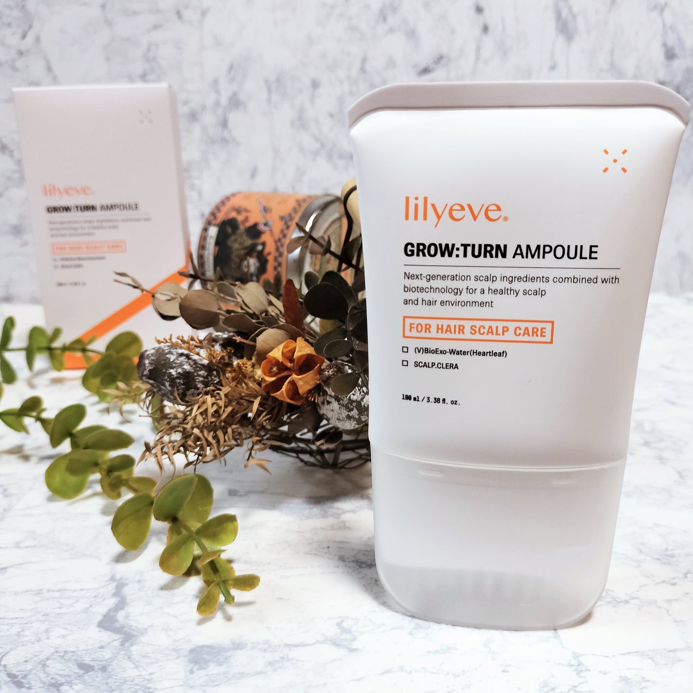 グローターンヘアアンプル/リリーイブ/頭皮ローションを使ったクチコミ(1枚目)