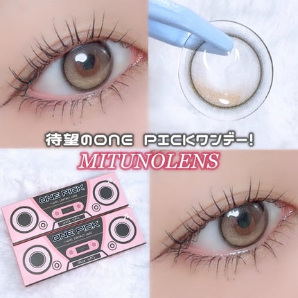ONE PICK/蜜のレンズ/1ヶ月(1MONTH)カラコンを使ったクチコミ(1枚目)