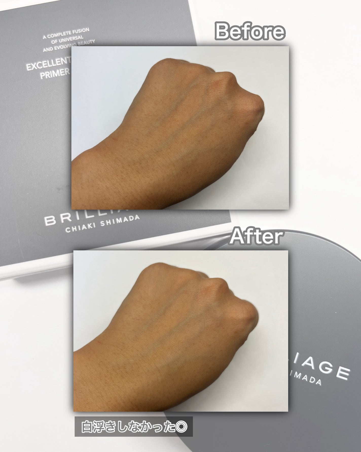 エクセレント ルミナス プライマーパウダー/ブリリアージュ/ルースパウダーを使ったクチコミ(3枚目)