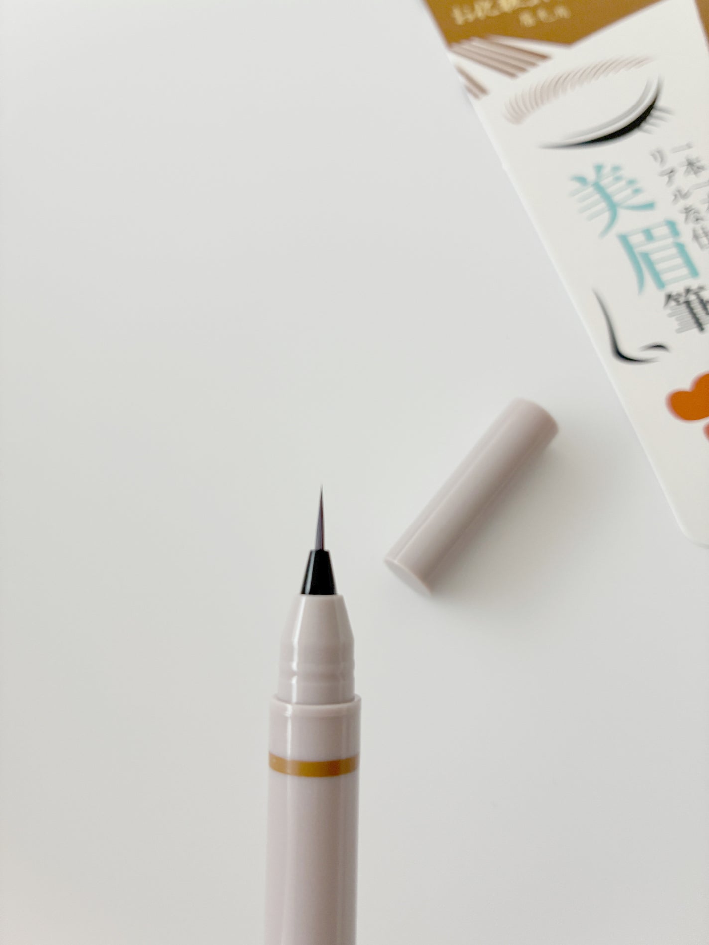 くれ竹 お化粧ふでぺん 眉毛用 毛筆極細/くれ竹 /リキッドアイブロウを使ったクチコミ(4枚目)