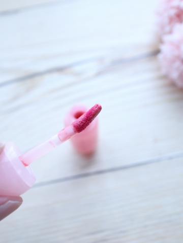 ジューシーデューイグロウティント/dasique/リップティントを使ったクチコミ（2枚目）