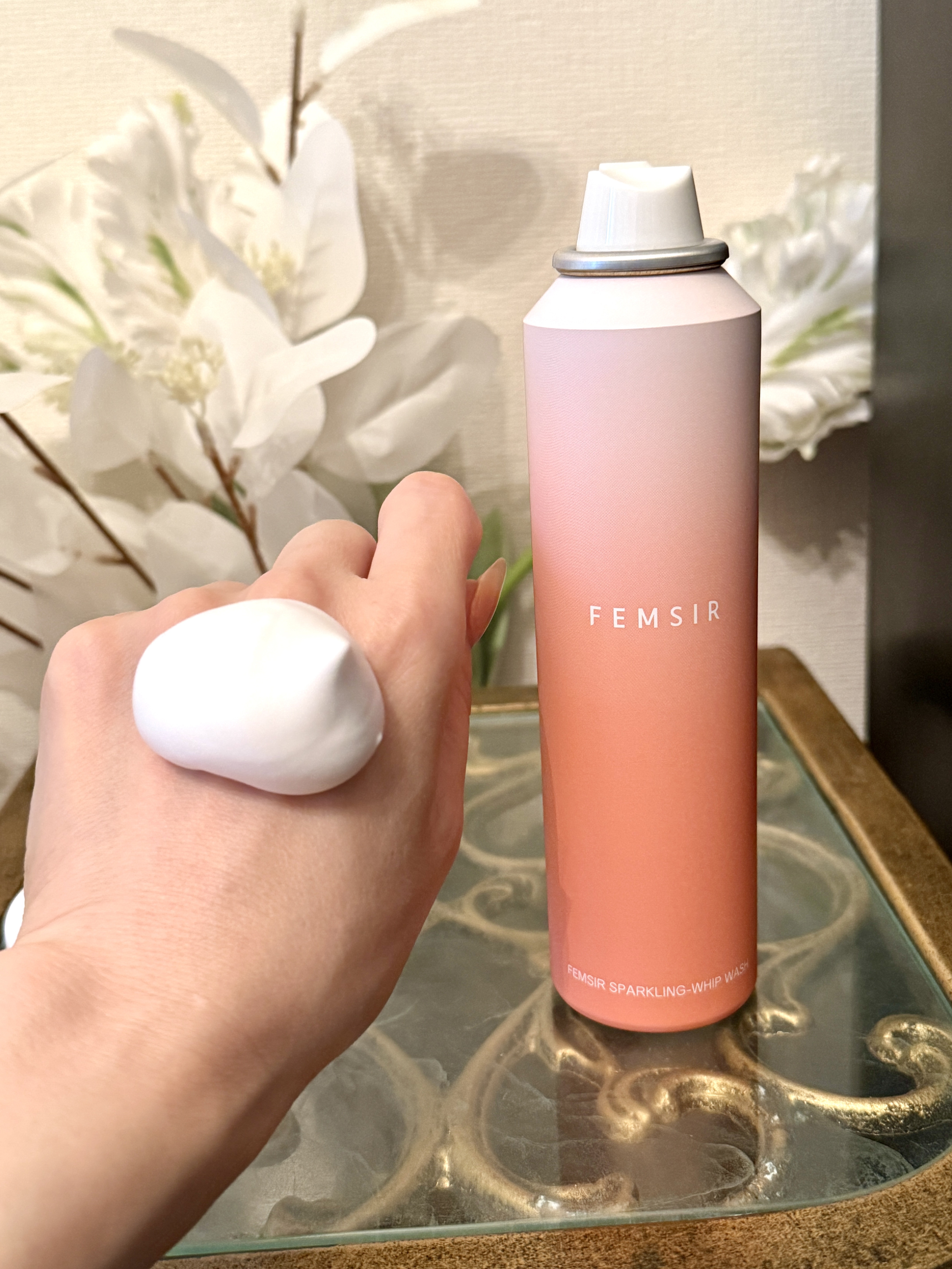 スパークリングホイップウォッシュ/FEMSIR/デリケートゾーンケアを使ったクチコミ（3枚目）