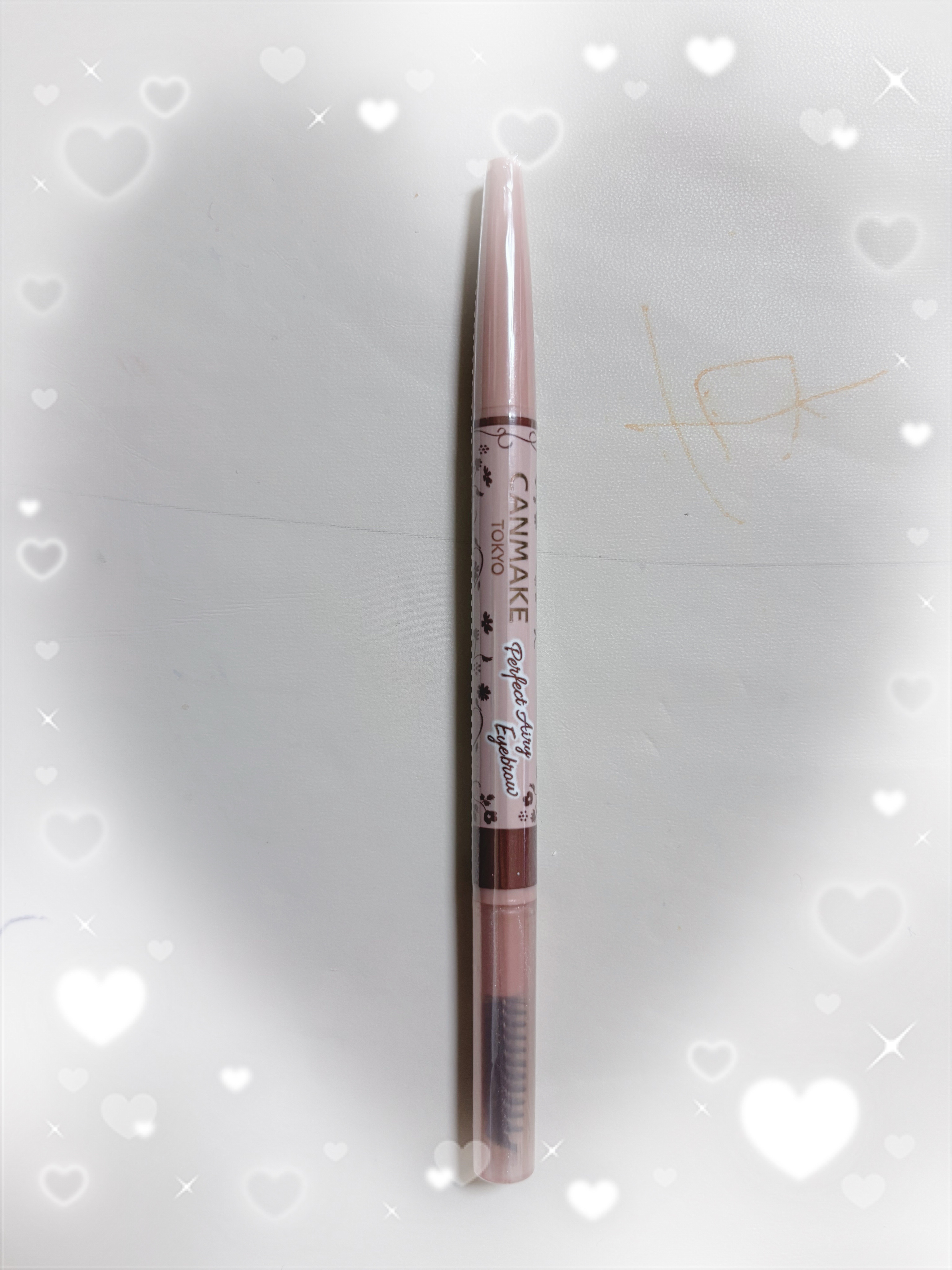 パーフェクトエアリーアイブロウ 02 ナチュラルブラウン/キャンメイク/アイブロウペンシルを使ったクチコミ（1枚目）