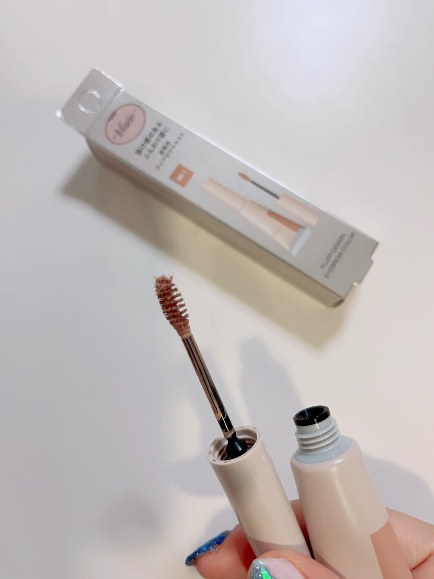 フラッフデザイン アイブロウカラー/Visée/眉マスカラを使ったクチコミ（2枚目）