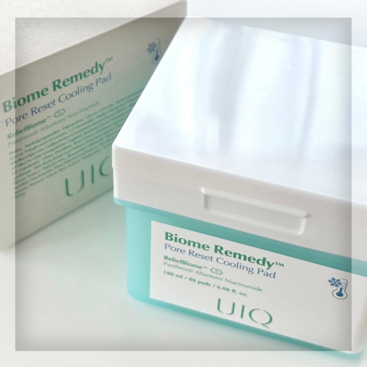 バイオームレメディポアリセットクーリングパッド/UIQ/トナーパッドを使ったクチコミ(1枚目)