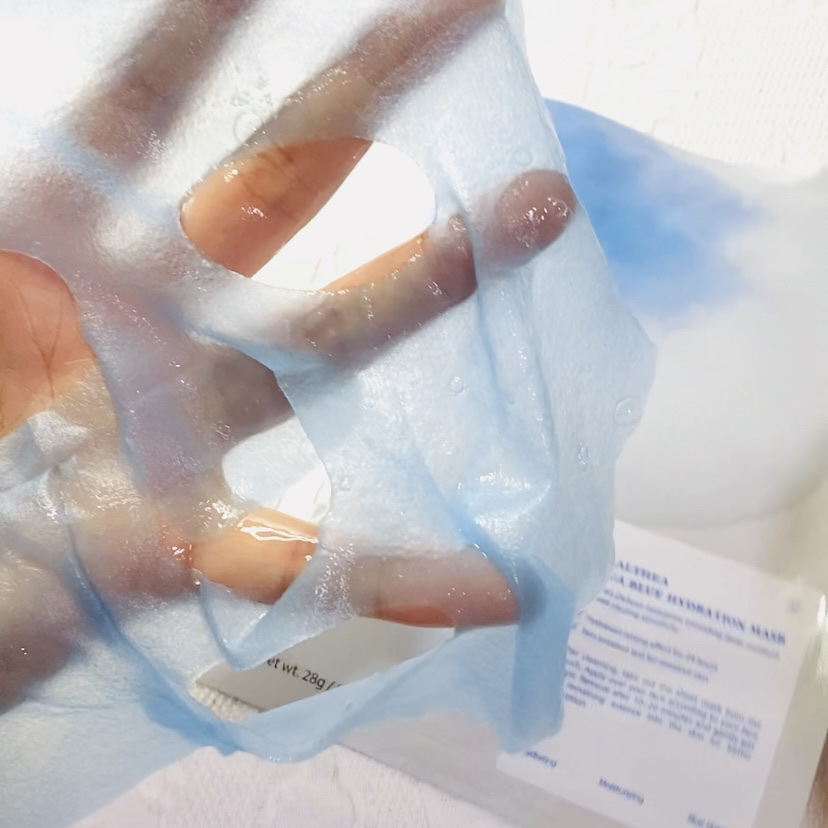 Dr.Althea AQUA BLUE HYDRATION MASKのクチコミ「ドクターエルシア
アクアブルーハイドレーションマスク

24時間うるおい持続！ブルーシート
竹.....」（2枚目）