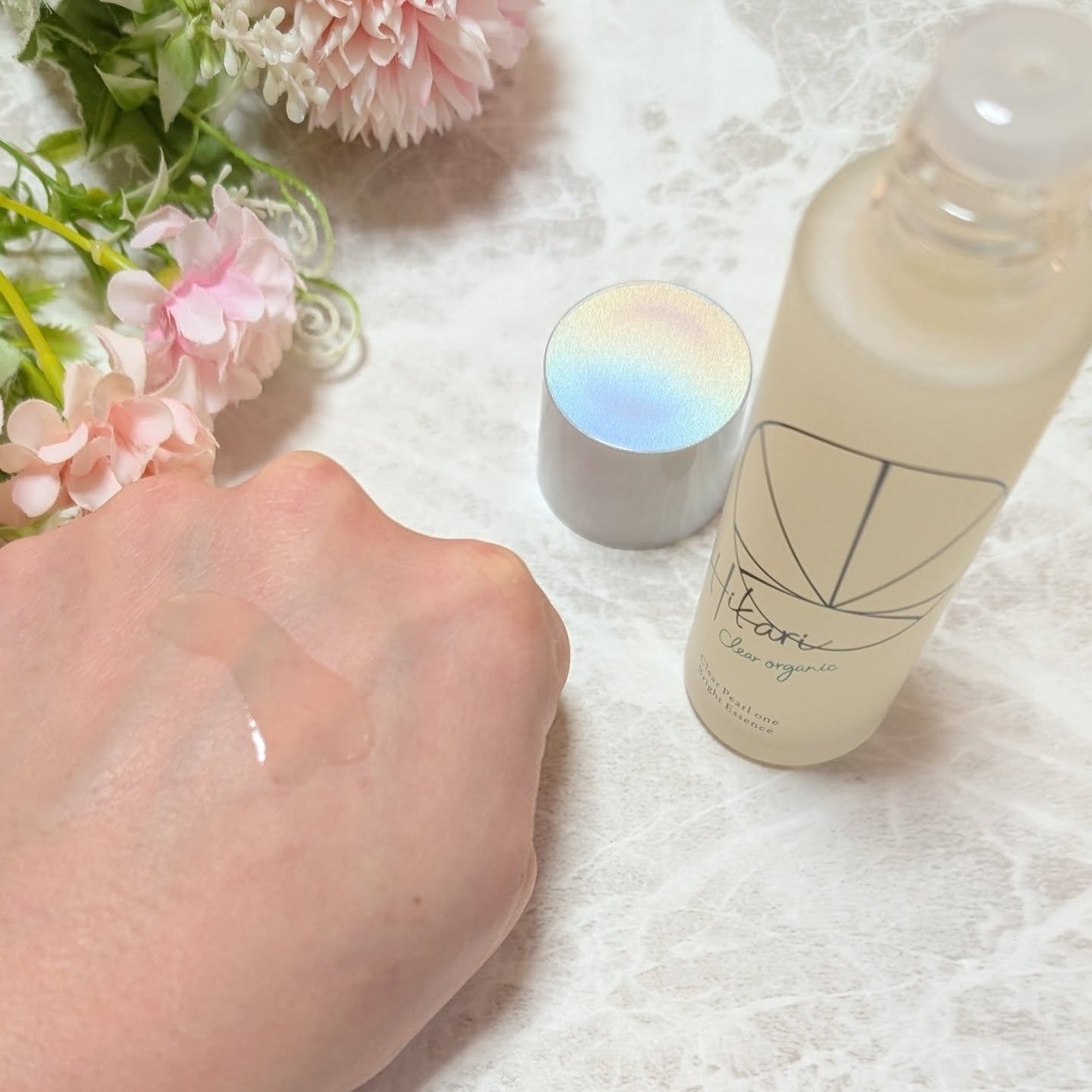 クリアパールワン ブライトエッセンス/HIKARI CLEAR オーガニック/美容液を使ったクチコミ(5枚目)