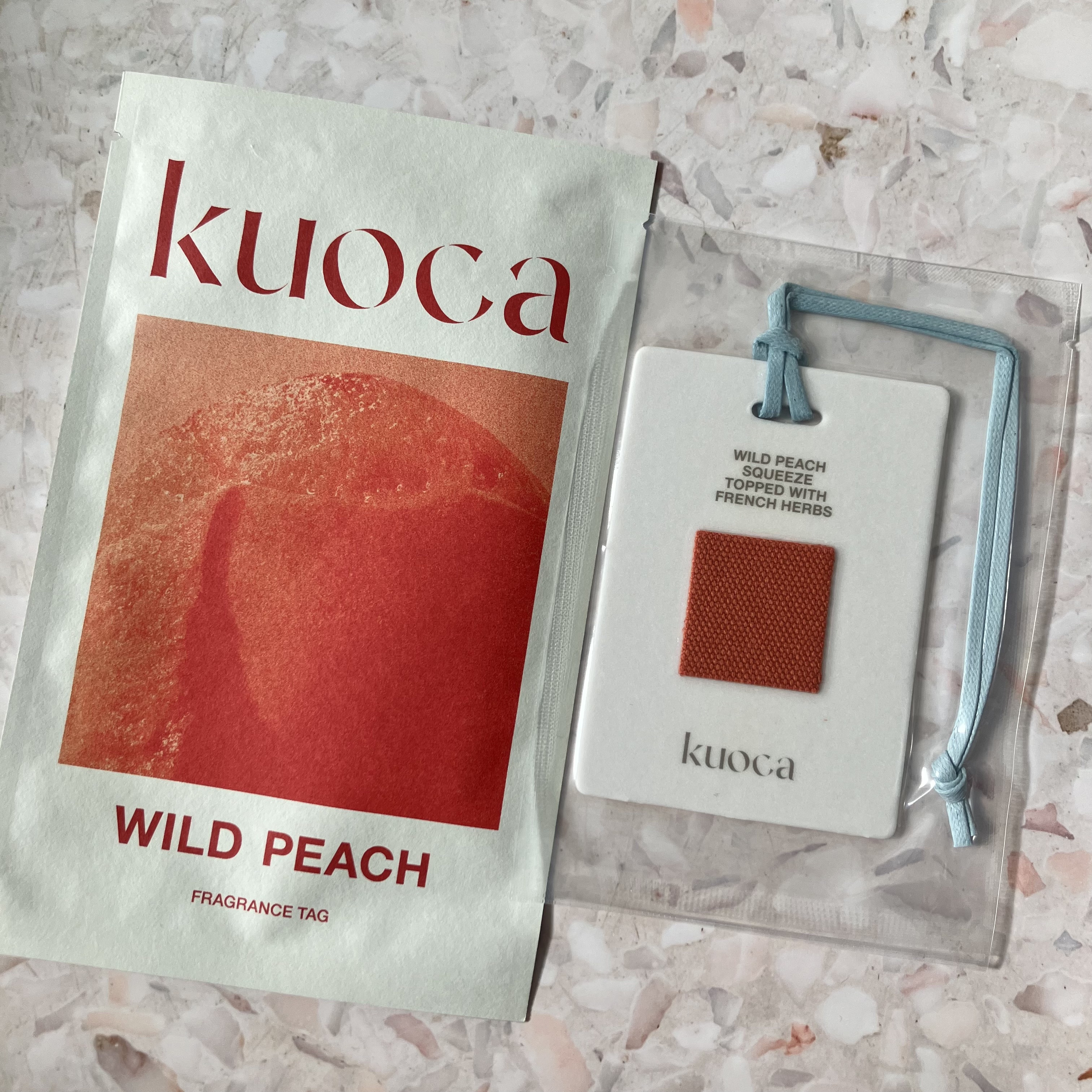 kuoca フレグランスタグ WILD PEACH/KUOCA/その他を使ったクチコミ（1枚目）