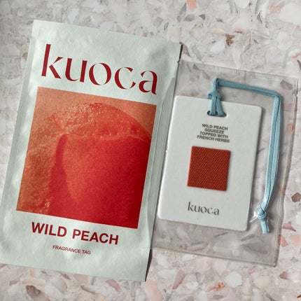 kuoca フレグランスタグ WILD PEACH/KUOCA/その他を使ったクチコミ(1枚目)