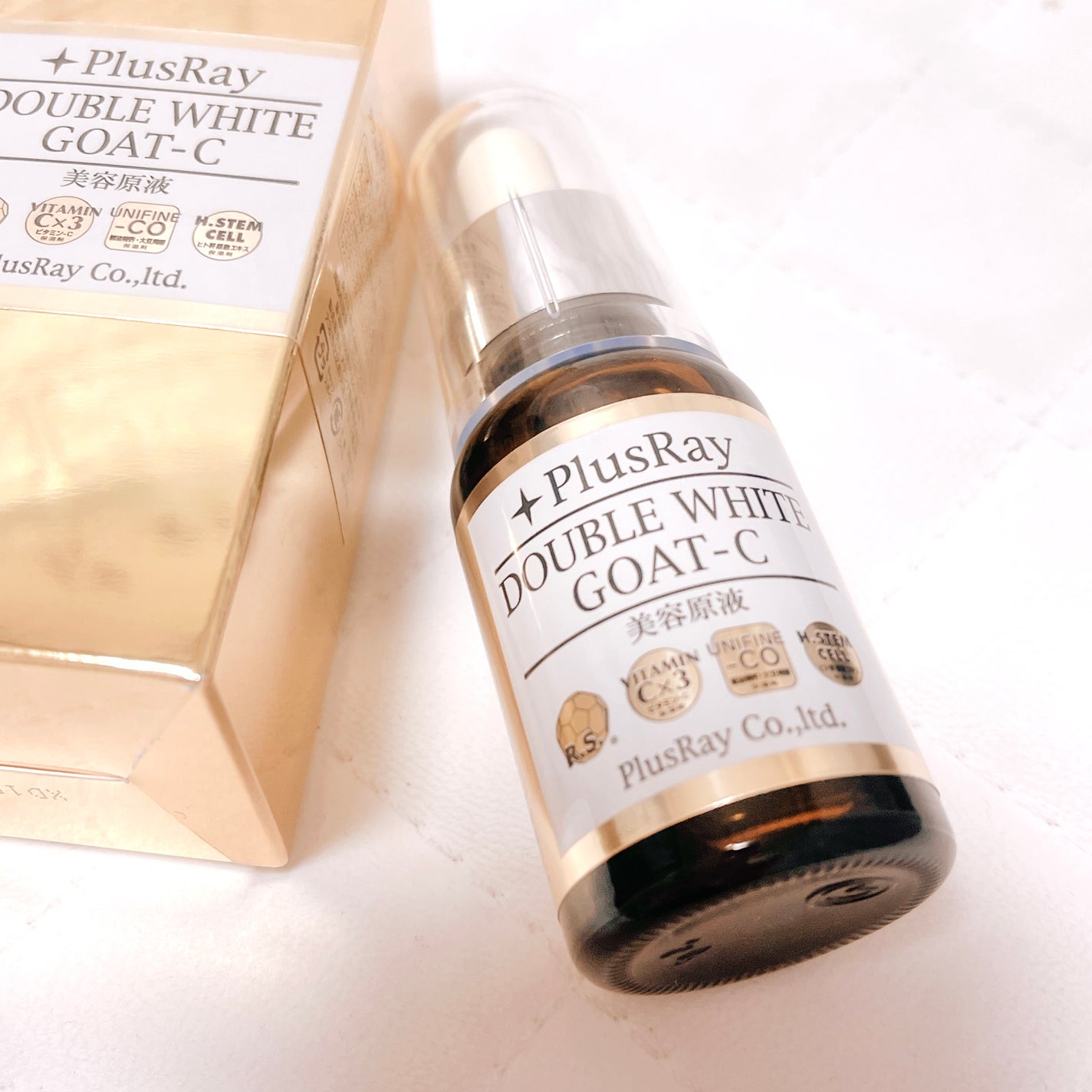 エクストラダブルホワイト美容原液GOAT-C/PlusRay/美容液を使ったクチコミ(2枚目)