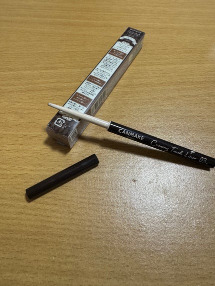 クリーミータッチライナー/キャンメイク/ジェルアイライナーを使ったクチコミ(3枚目)