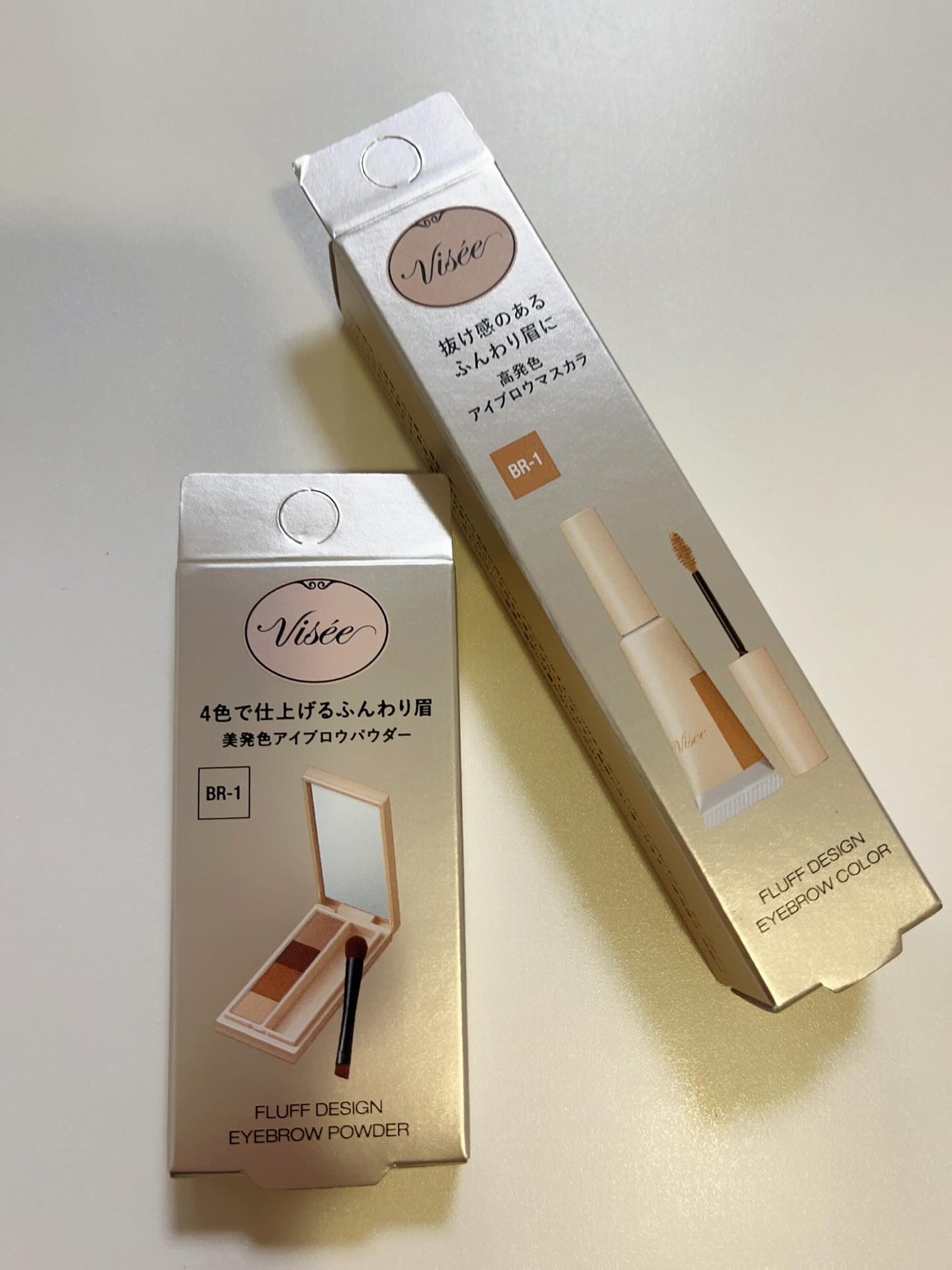 フラッフデザイン アイブロウパウダー/Visée/パウダーアイブロウを使ったクチコミ(2枚目)