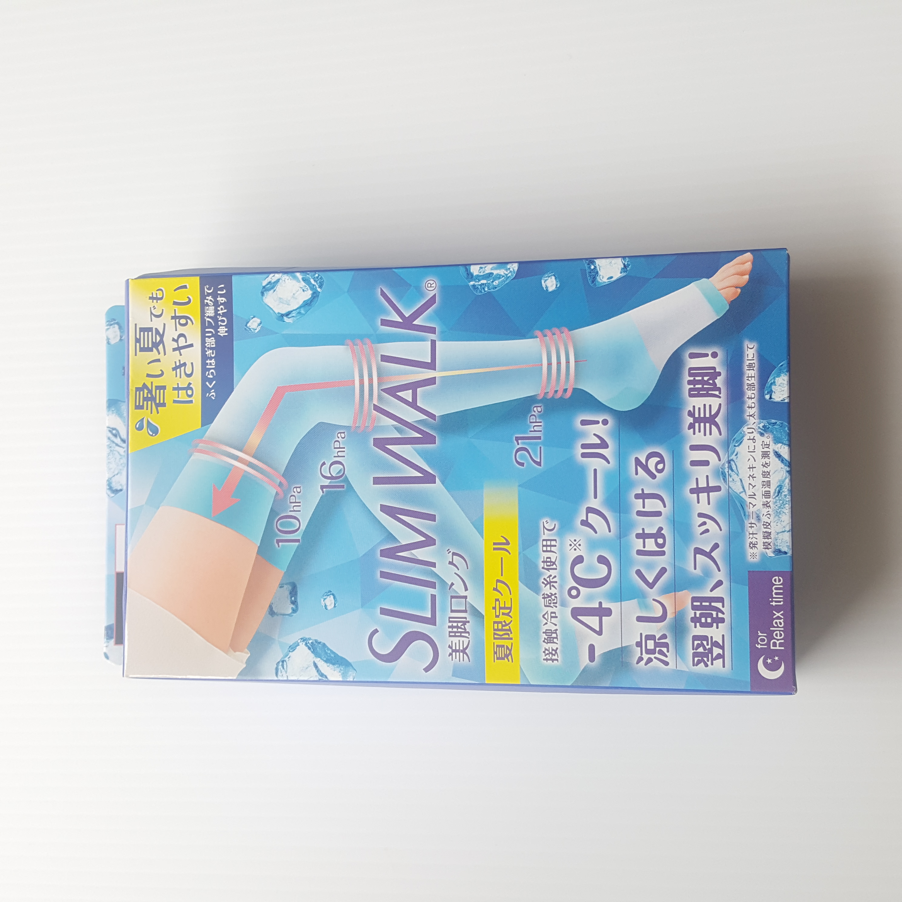 スリムウォーク 美脚ロング Wパワークール/SLIMWALK/着圧ソックス・レギンスを使ったクチコミ（1枚目）