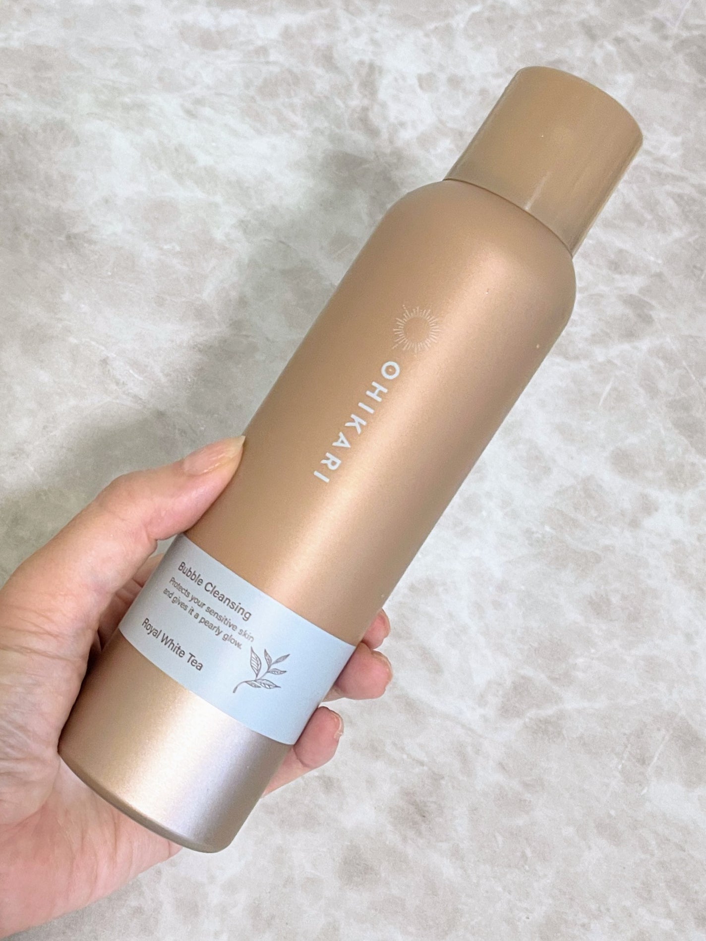 バブルクレンジング ロイヤルホワイトティー/OHIKARI/クレンジングクリームを使ったクチコミ(2枚目)