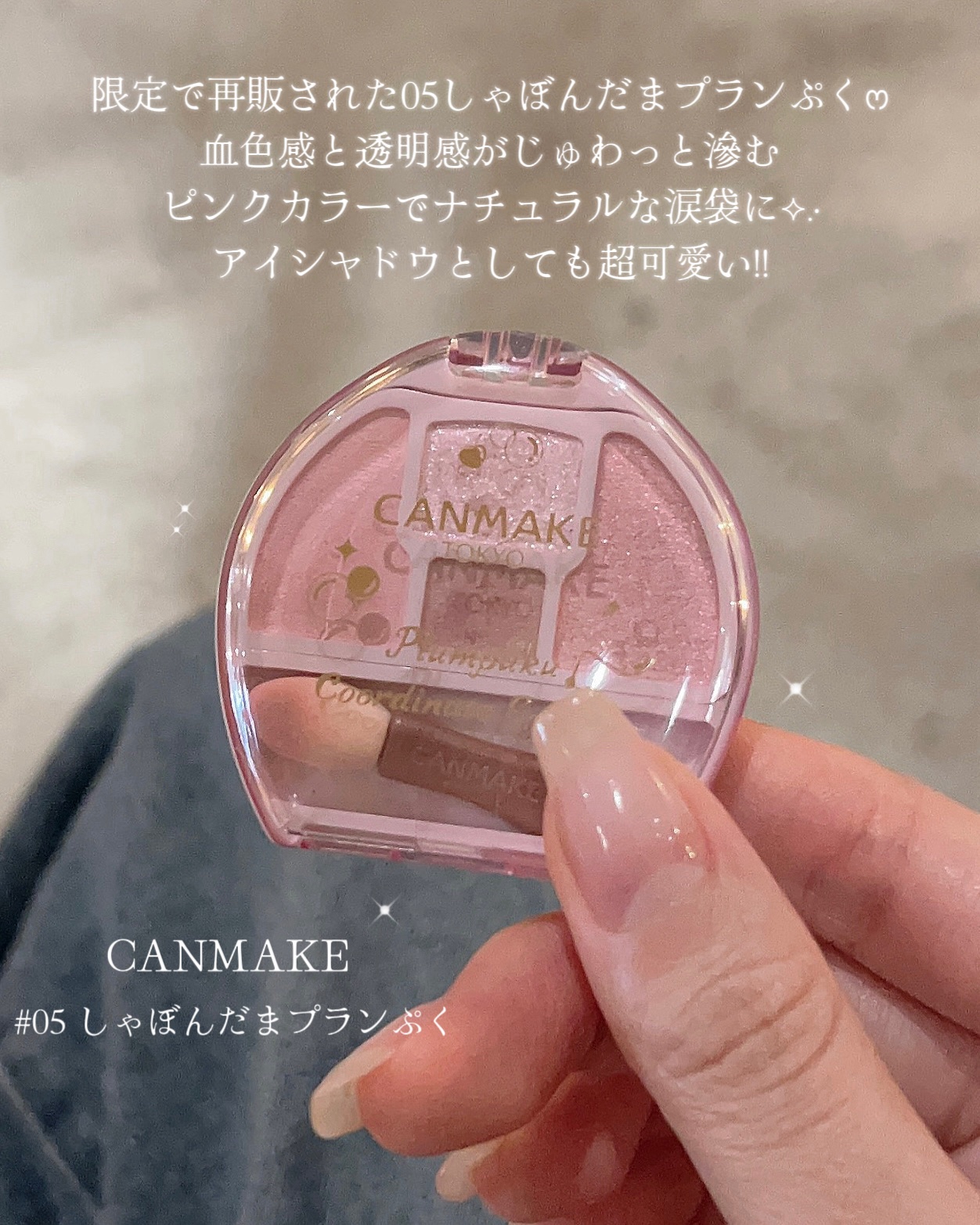 プランぷくコーデアイズ/キャンメイク/パウダーアイシャドウを使ったクチコミ（2枚目）