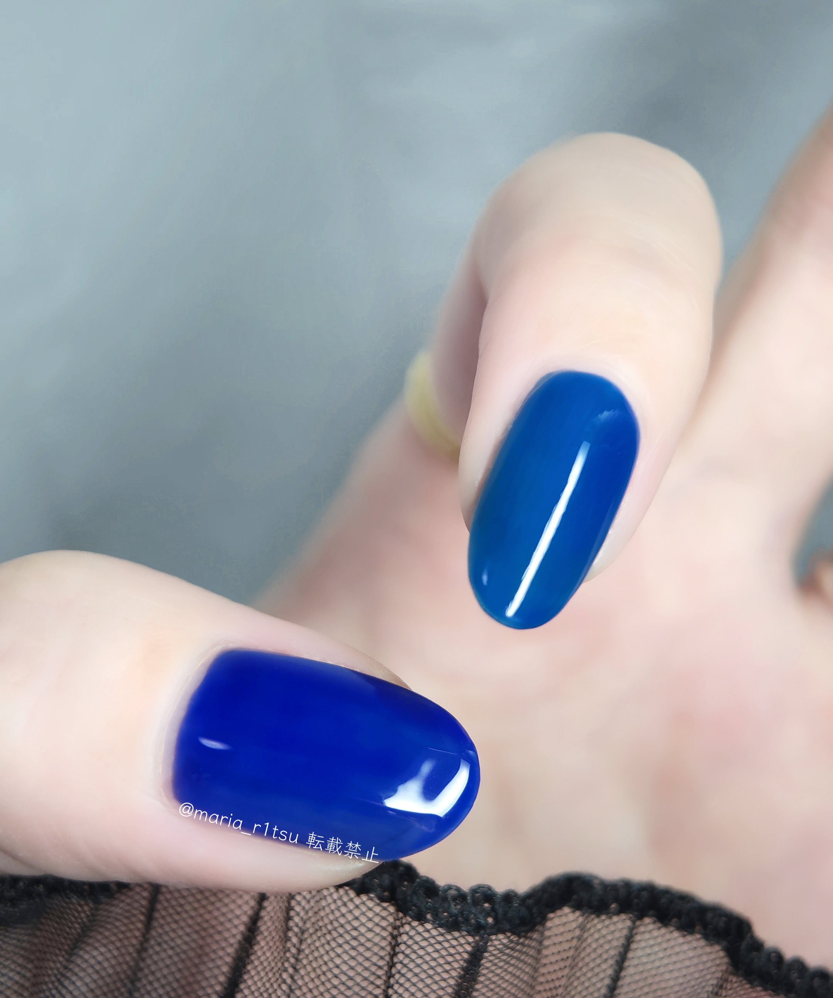 ザ ネイルポリッシュ 044S Blue Moon ブルームーン/ADDICTION/マニキュアを使ったクチコミ（2枚目）