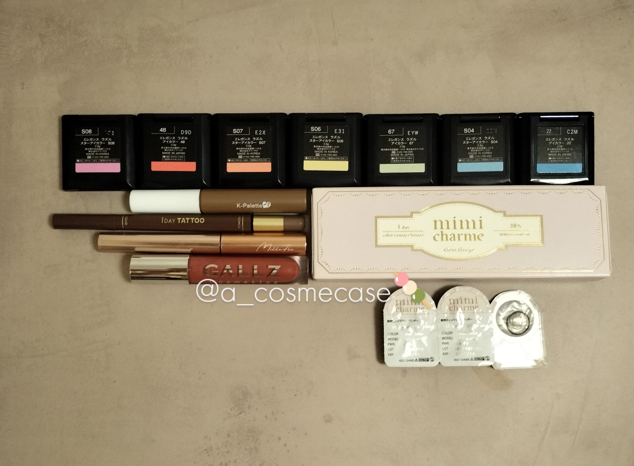 ラズル アイカラー 48 Obsessed pink/エレガンス ラズル /単色アイシャドウを使ったクチコミ（2枚目）