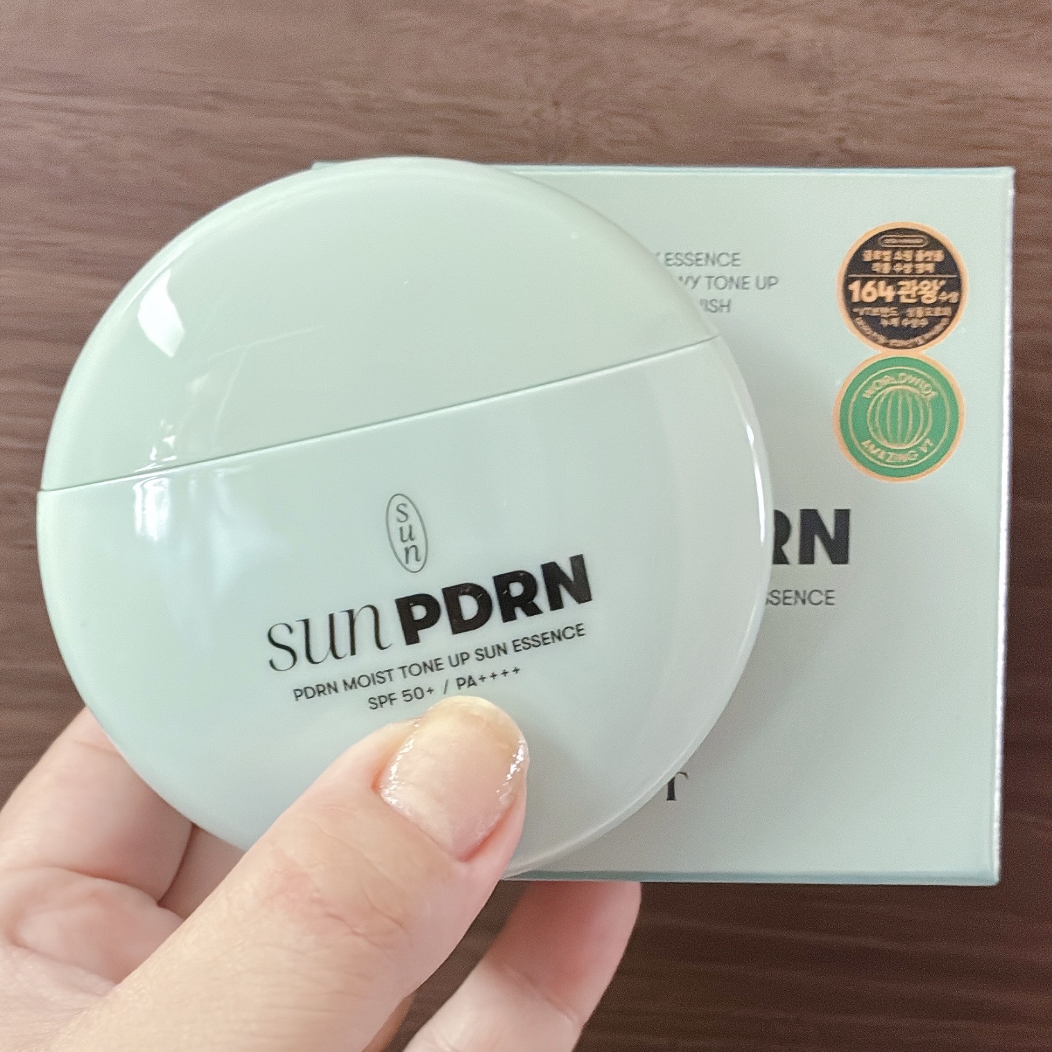 PDRN モイスト トーンアップ サン エッセンス/VT/日焼け止めローションを使ったクチコミ（1枚目）