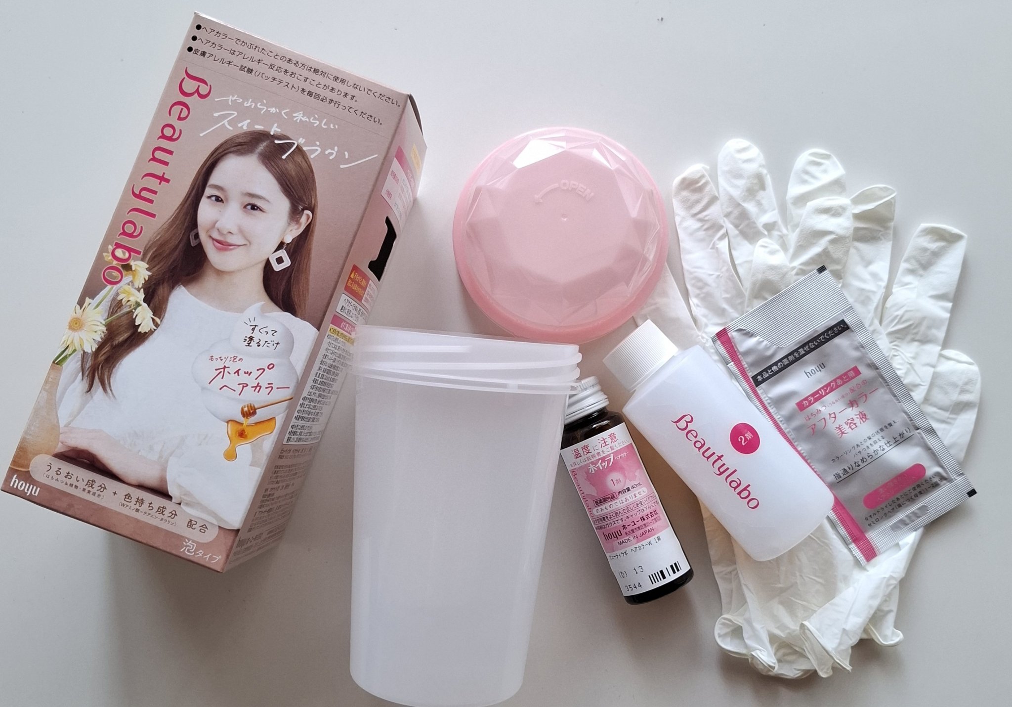 ホイップヘアカラー/ビューティラボ/ヘアカラーを使ったクチコミ（2枚目）