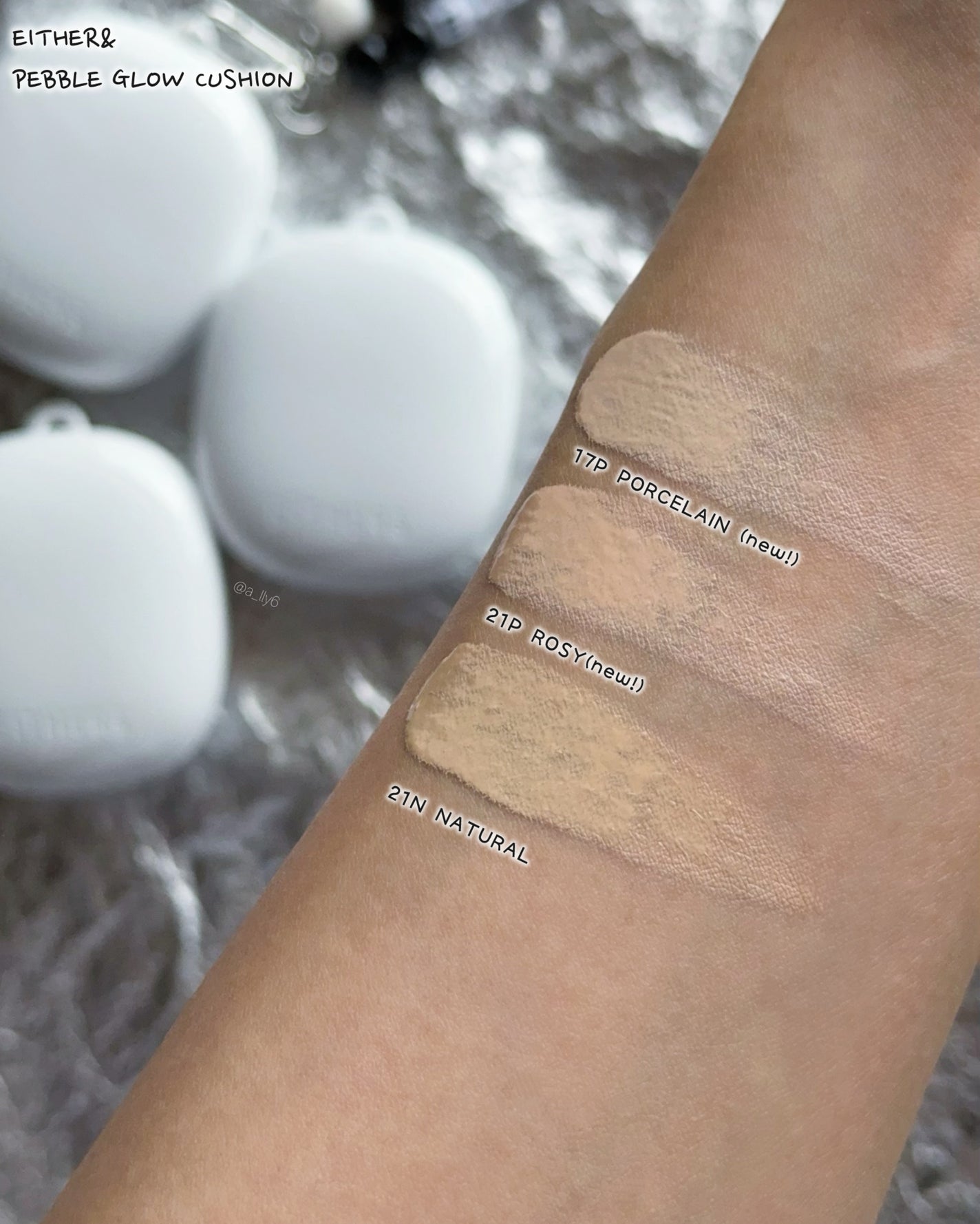 Pebble Glow Cushion/EITHER&/クッションファンデーションを使ったクチコミ(4枚目)