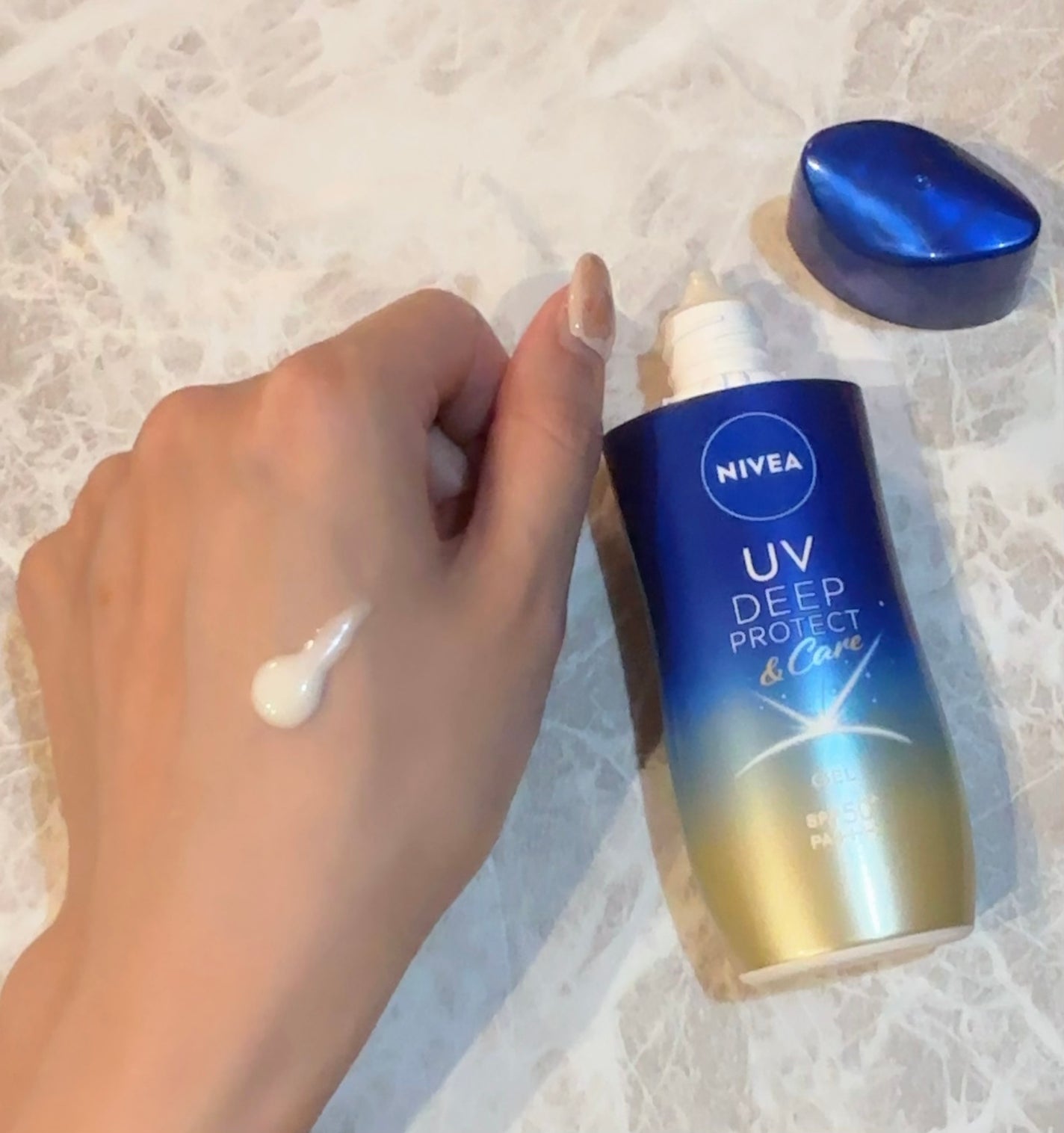 ニベアUV ディープ プロテクト&ケア ジェル/ニベア/日焼け止めジェルを使ったクチコミ(3枚目)
