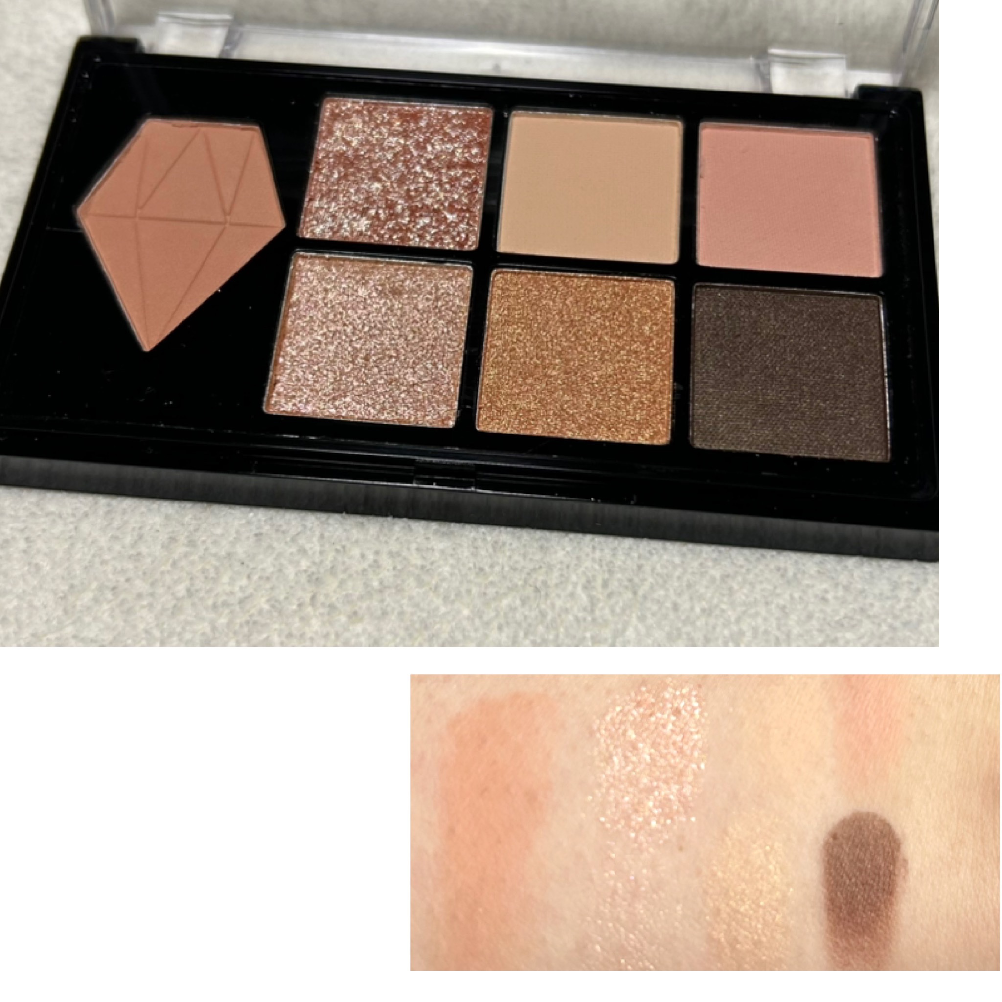 UGT マルチパーパスアイパレット/U R GLAM/アイシャドウパレットを使ったクチコミ（2枚目）