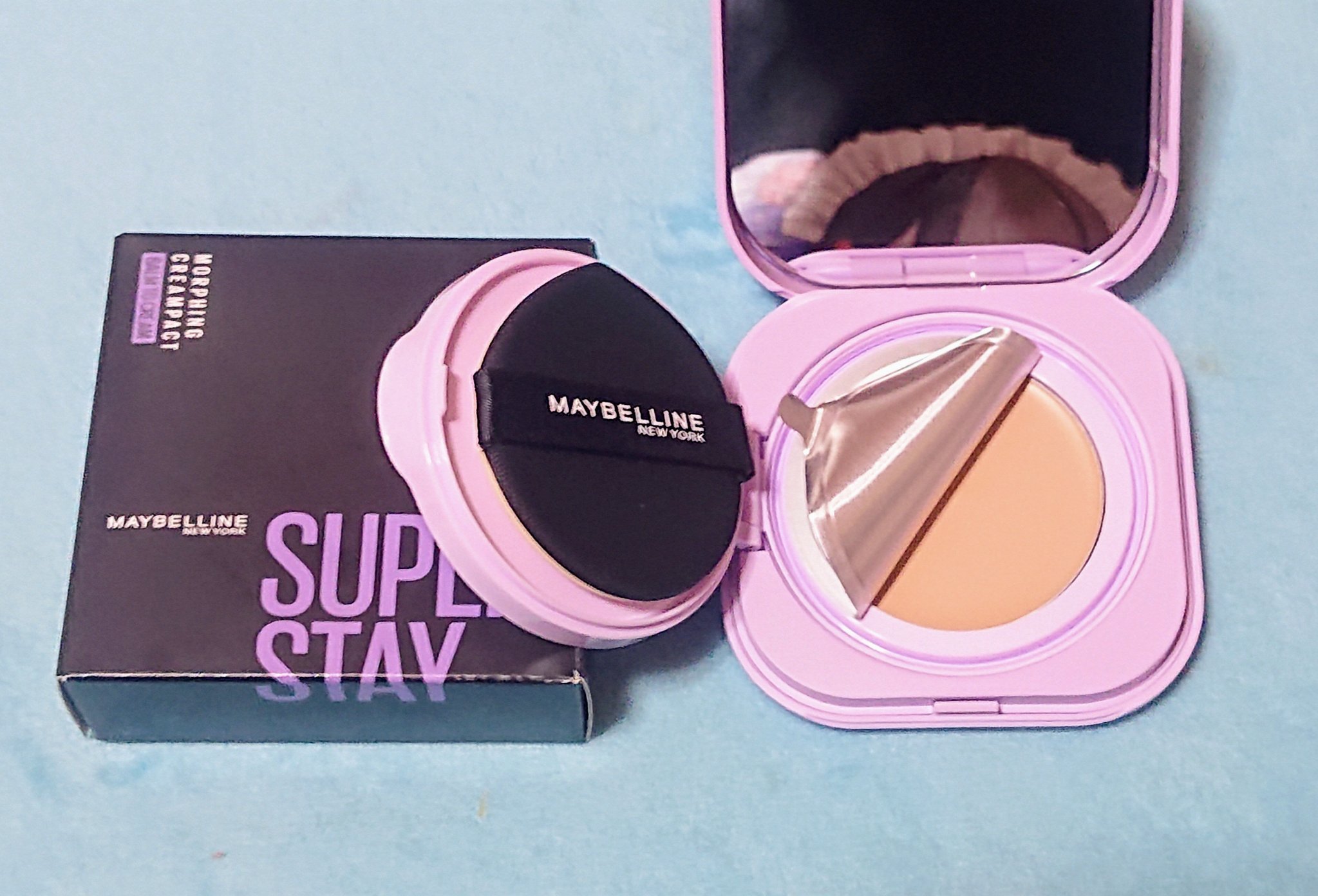 SPステイ クリームパクト ファンデーション N20/MAYBELLINE NEW YORK/クリーム・エマルジョンファンデーションを使ったクチコミ（2枚目）