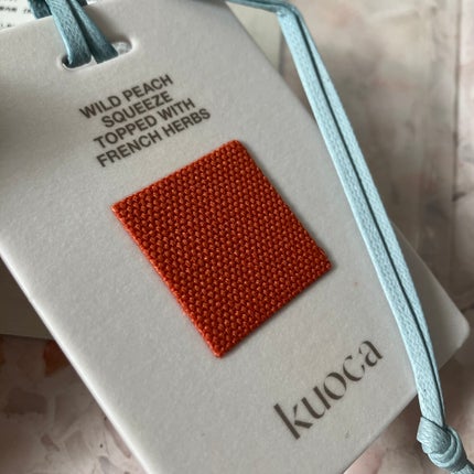 kuoca フレグランスタグ WILD PEACH/KUOCA/その他を使ったクチコミ(3枚目)