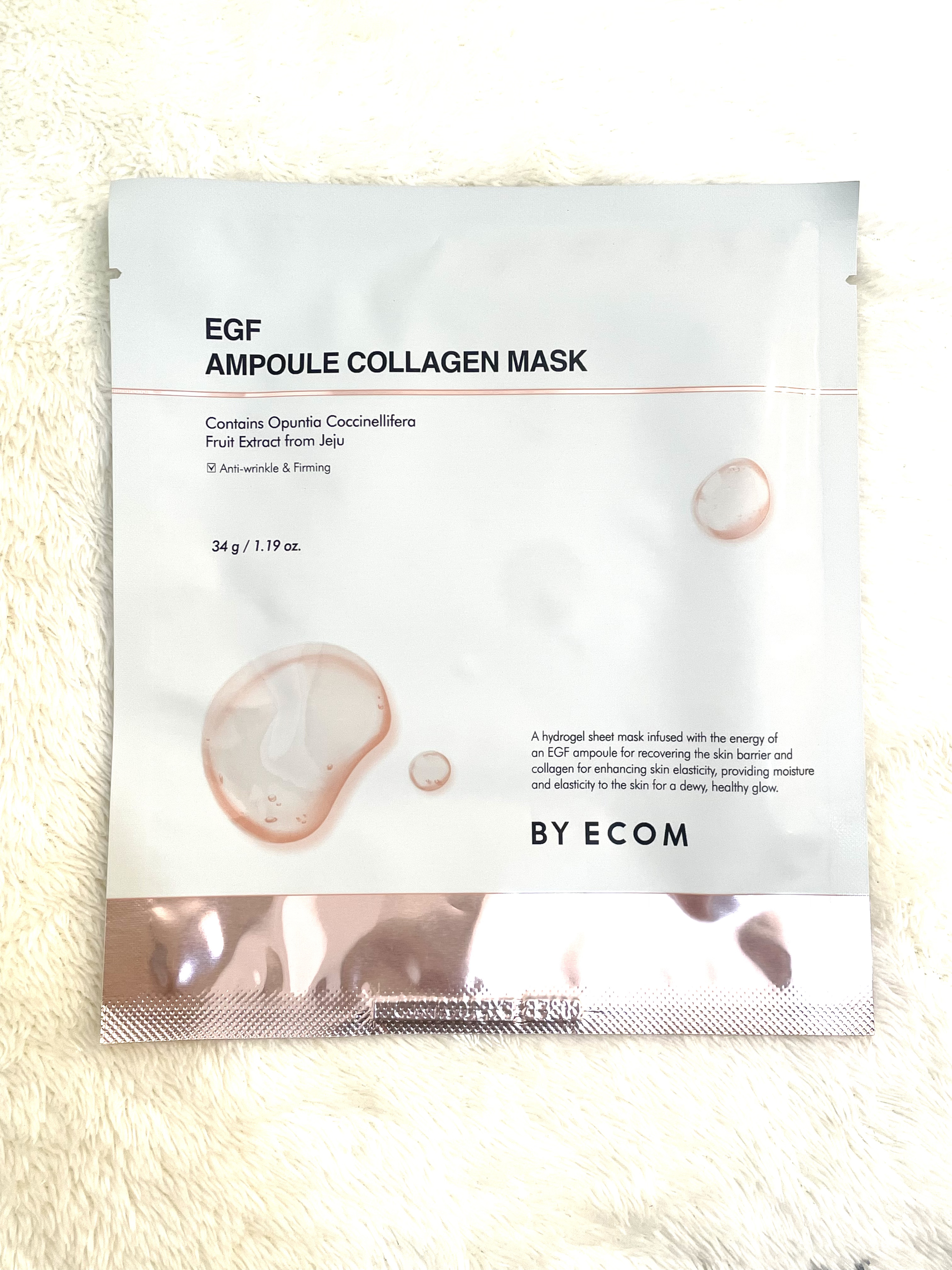 BY ECOM EGF アンプルコラーゲンマスク