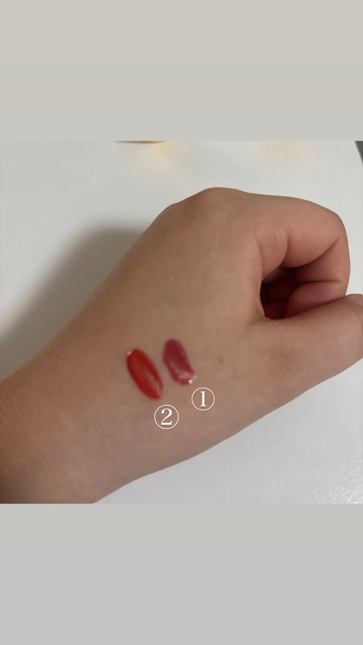 フルーティーグラムティント/Laka/リップティントを使ったクチコミ(2枚目)