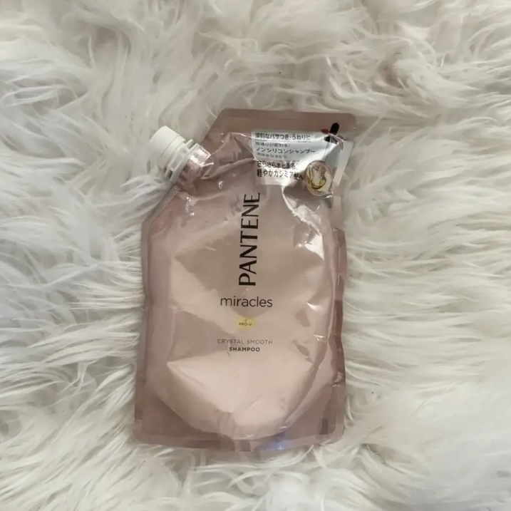 ミラクルズ  クリスタルスムース  シャンプー／トリートメント シャンプー詰め替え 440ml/パンテーン/市販シャンプーを使ったクチコミ（1枚目）