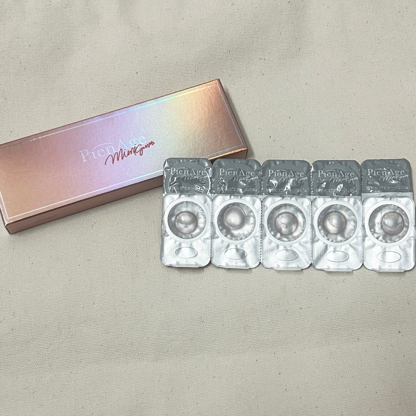 ピエナージュ ミミジェム ワンデー/PienAge/カラーコンタクトレンズを使ったクチコミ(1枚目)