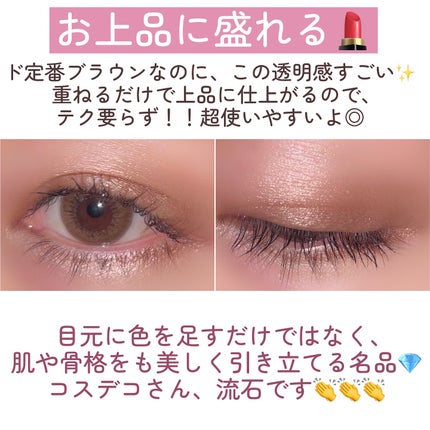 スキンシャドウ デザイニング パレット/DECORTÉ/アイシャドウパレットを使ったクチコミ(7枚目)