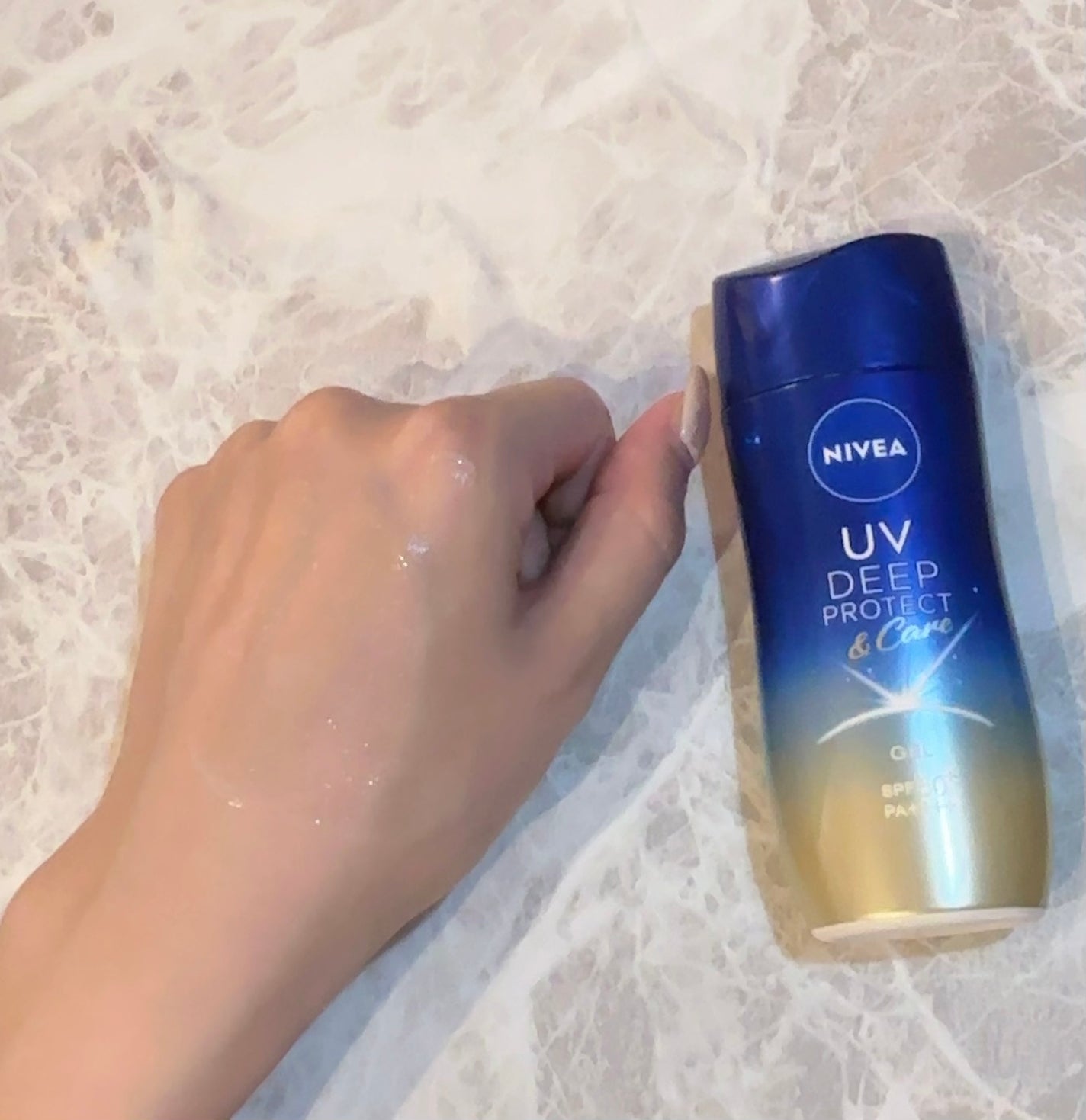 ニベアUV ディープ プロテクト&ケア ジェル/ニベア/日焼け止めジェルを使ったクチコミ(4枚目)
